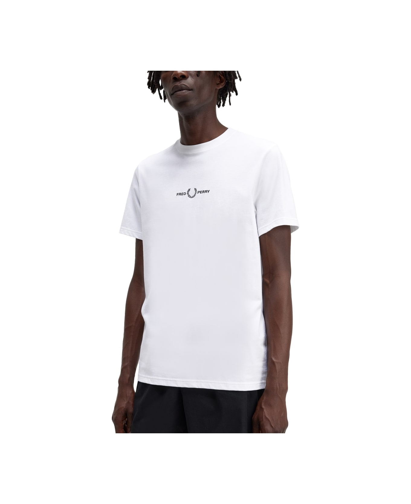 Fred Perry Jersey T-shirt - WHITE