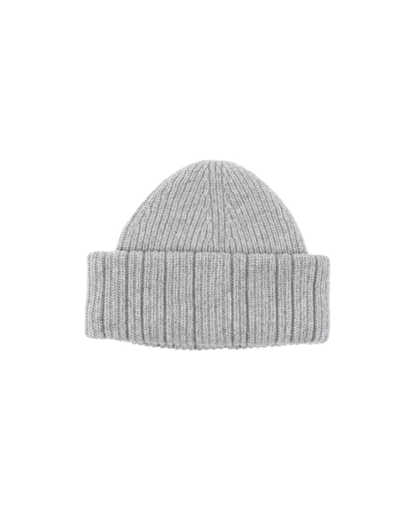 Fabiana Filippi Wool Beanie - Grey