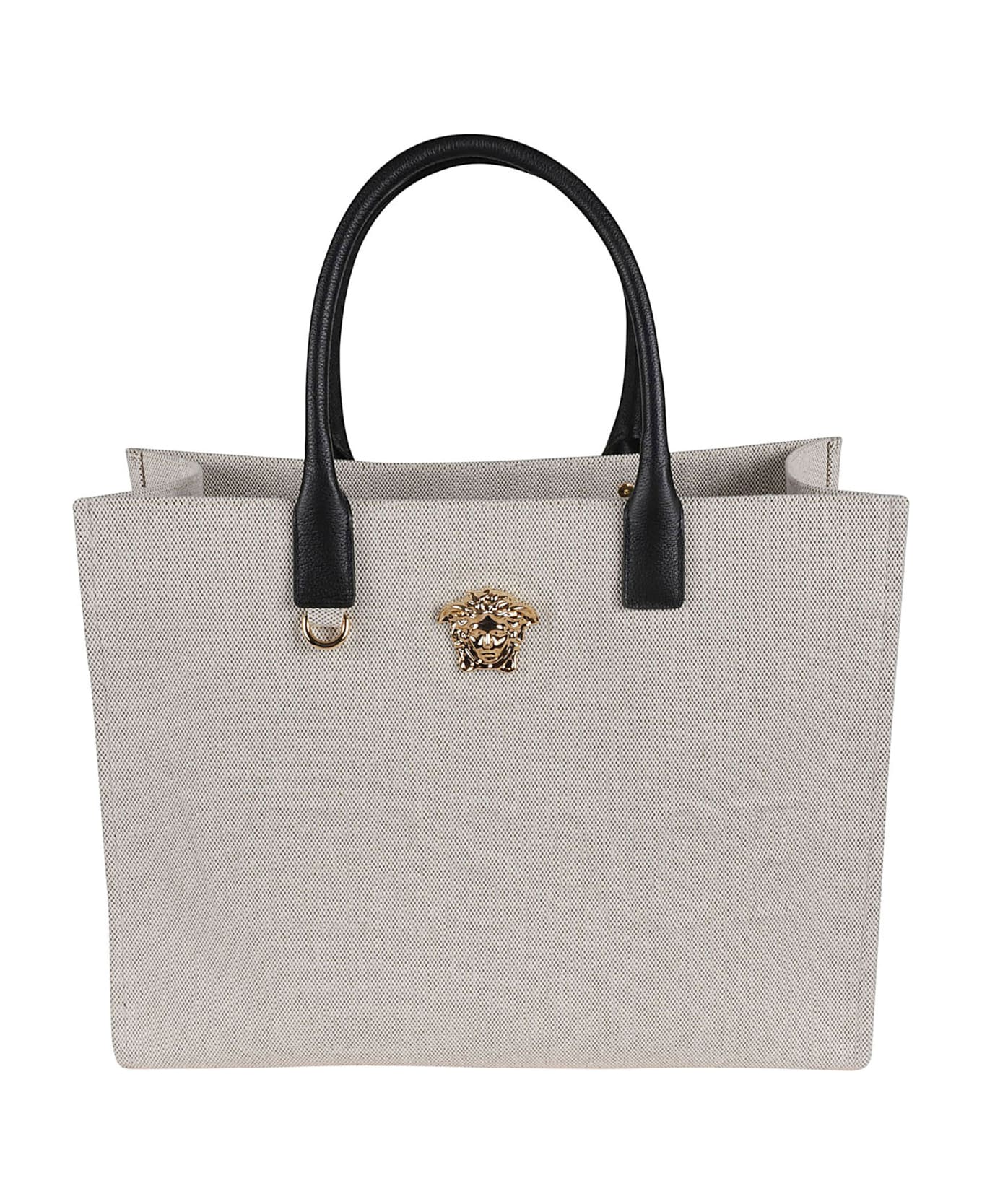Versace Medusa Head Tote - Rope+black-versace Gold