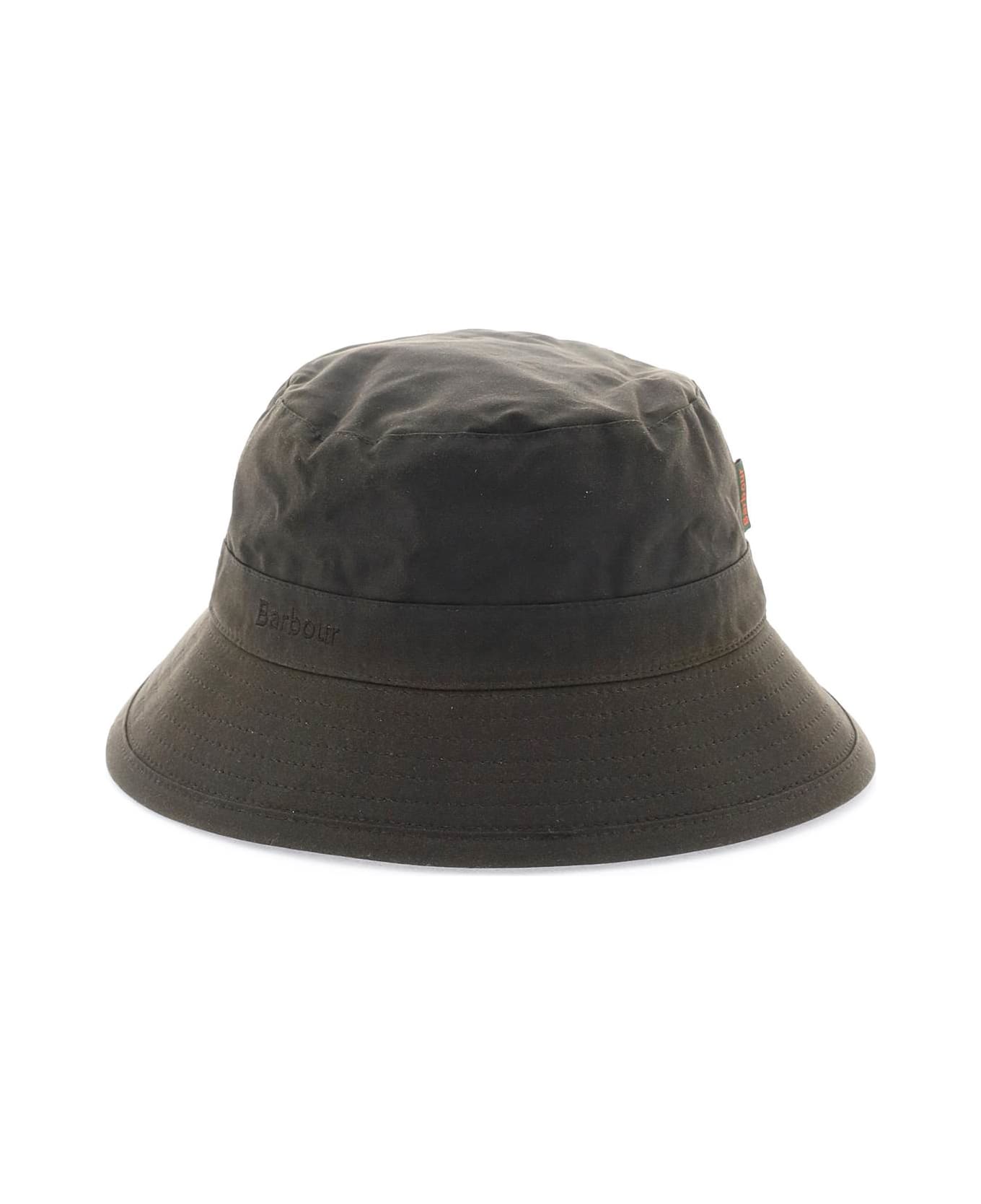 Barbour Waxed Bucket Hat - OLIVE (Brown) 帽子
