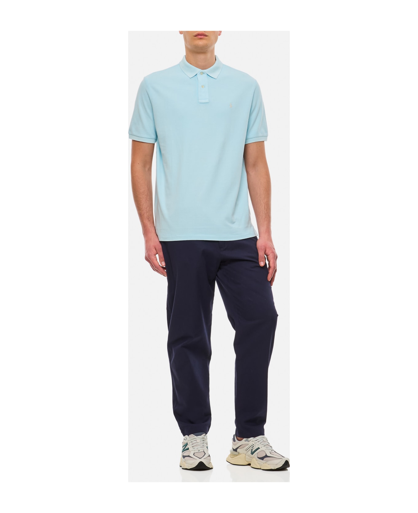 Ralph Lauren Cotton Polo Shirt - Sky ポロシャツ