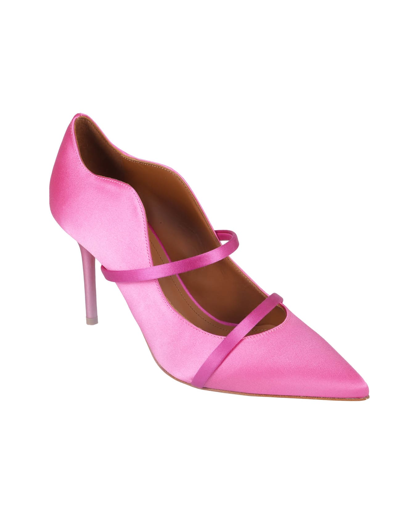 Malone Souliers Satin - Pink Berry