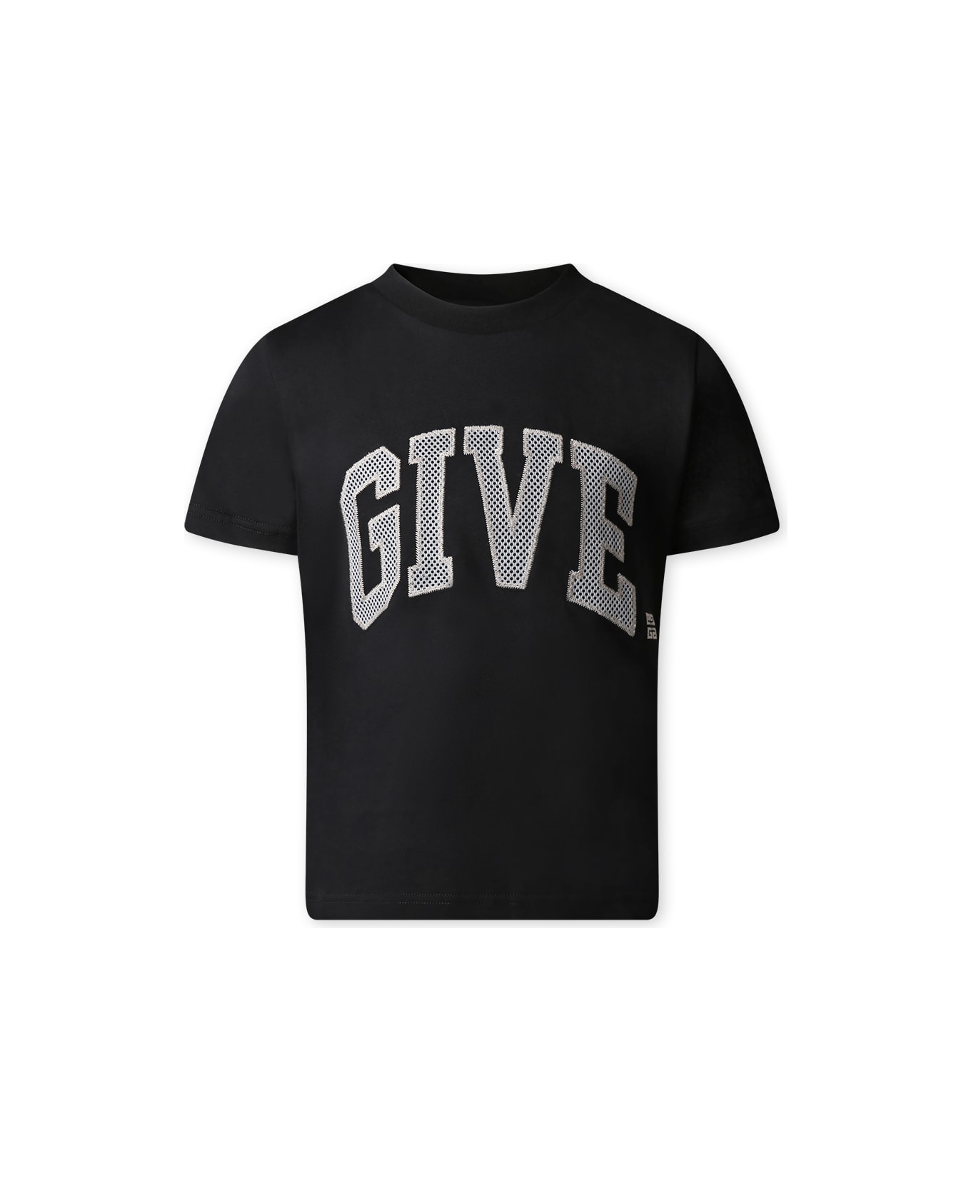 Givenchy Black T-shirt For Boy With Logo - Black