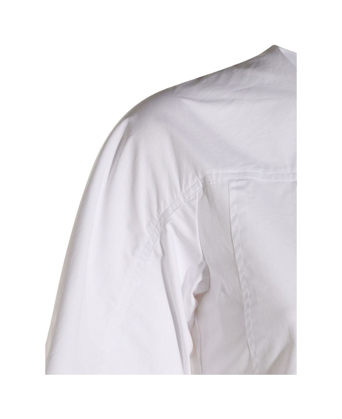 Add A-line Dress - White