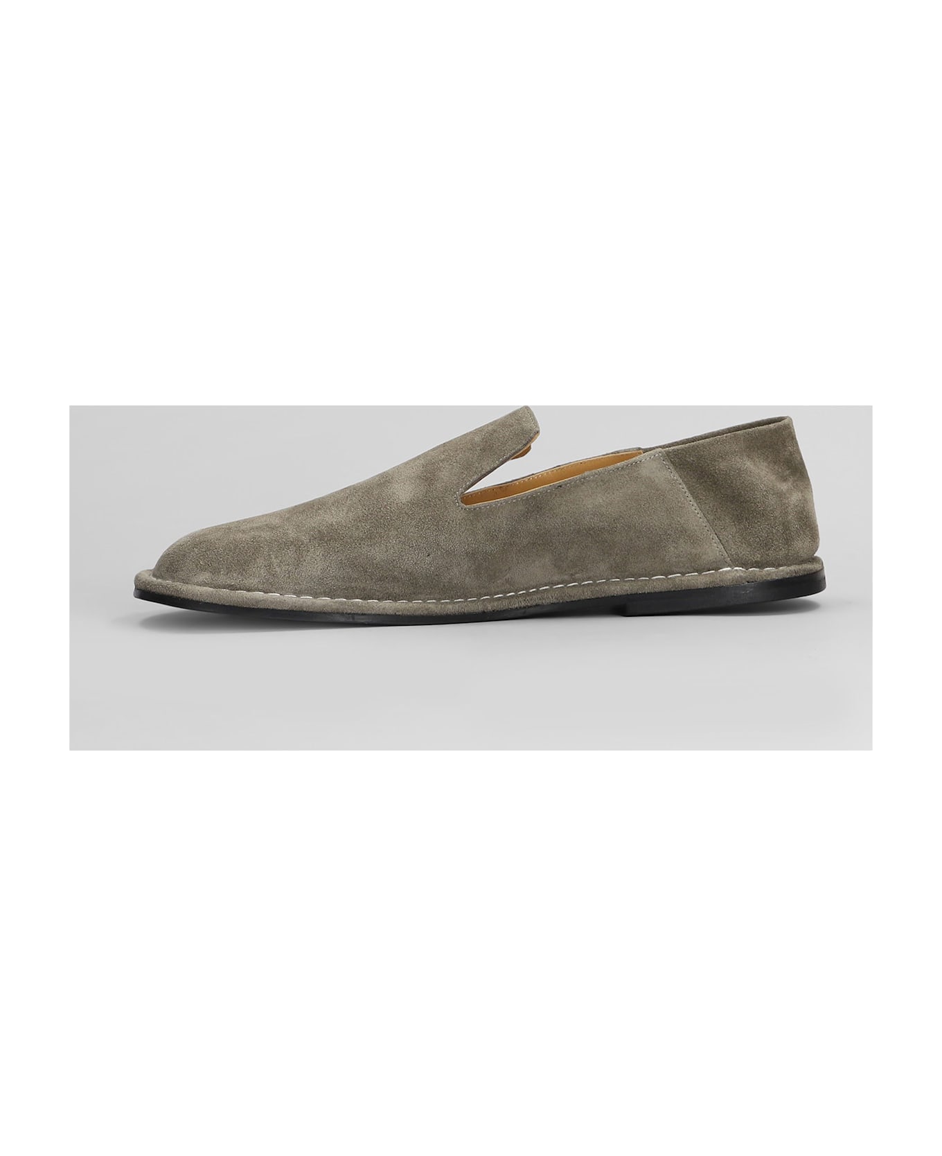 Ami Alexandre Mattiussi Slipper-mule In Grey Suede - grey