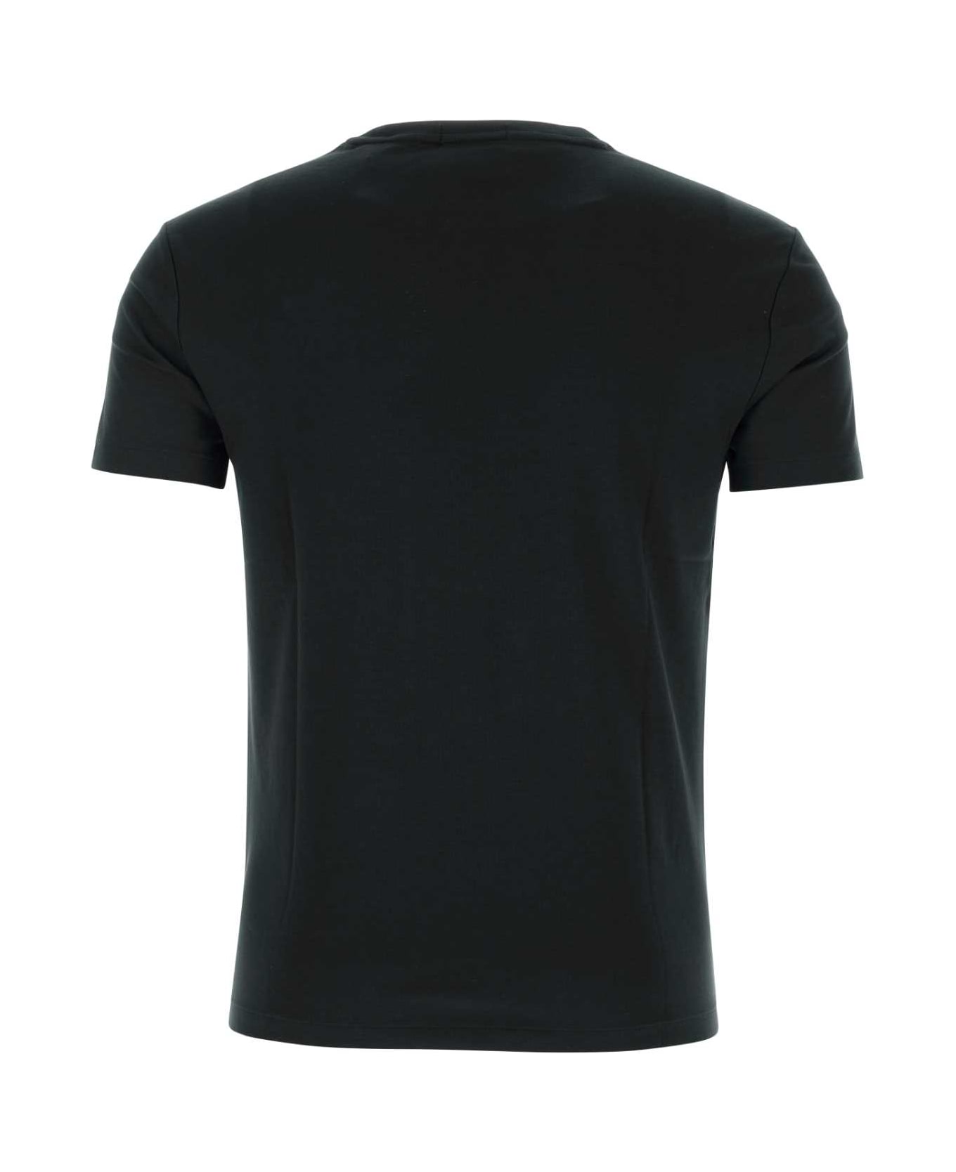 Polo Ralph Lauren Black Cotton T-shirt - 001