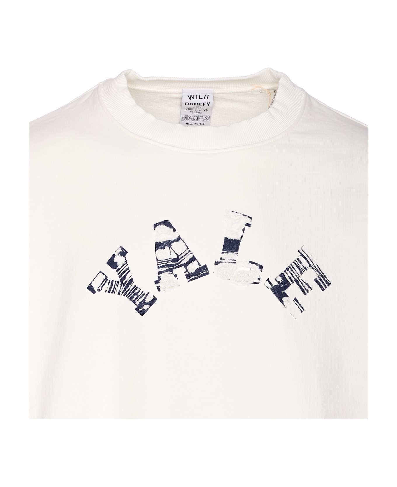 Wild Donkey Yale Sweatshirt - White