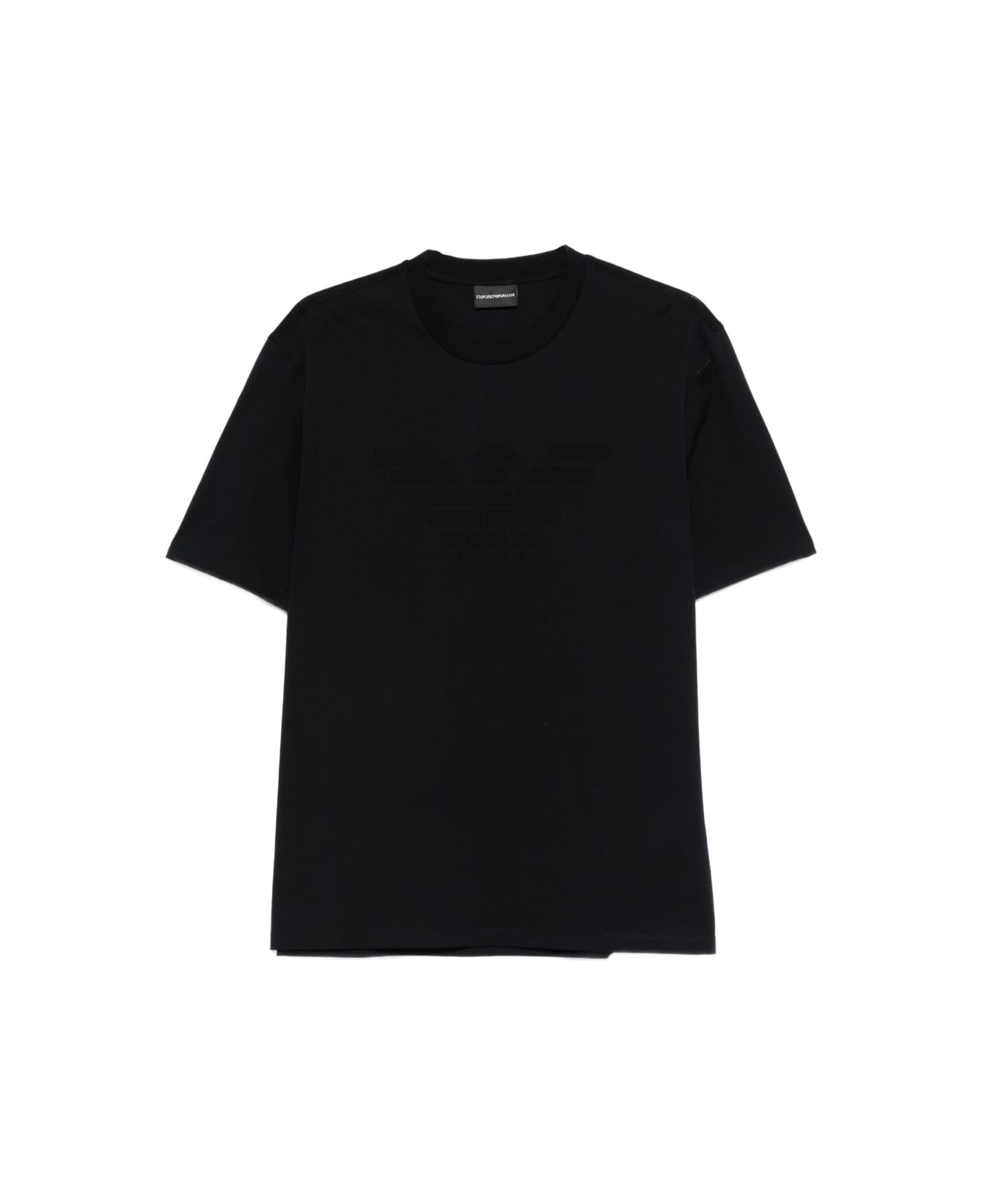 Emporio Armani Logo Cotton T-shirt - Blue