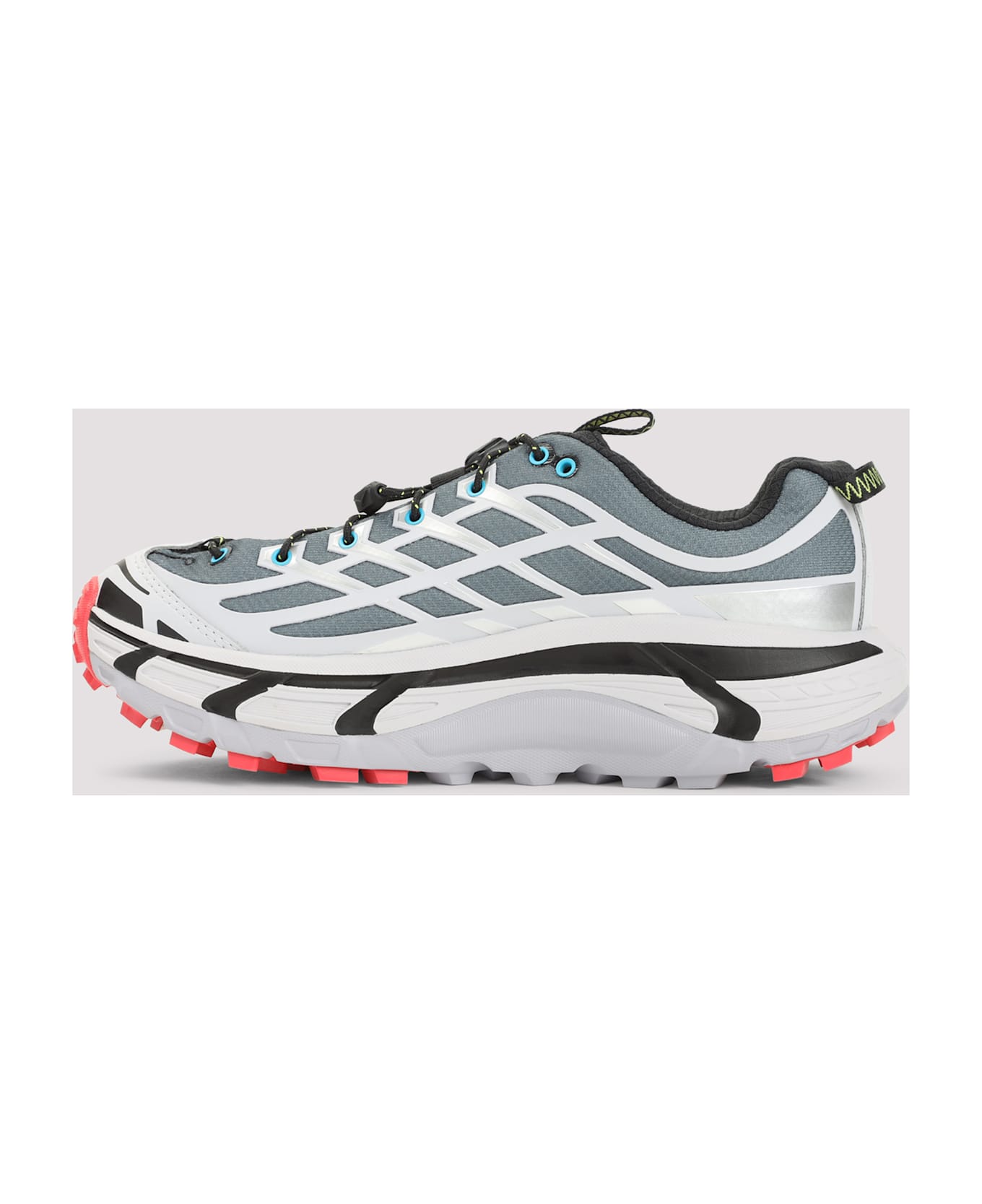 Hoka U Mafate Three 2 World Mark Sneakers - Ash Grey Silver