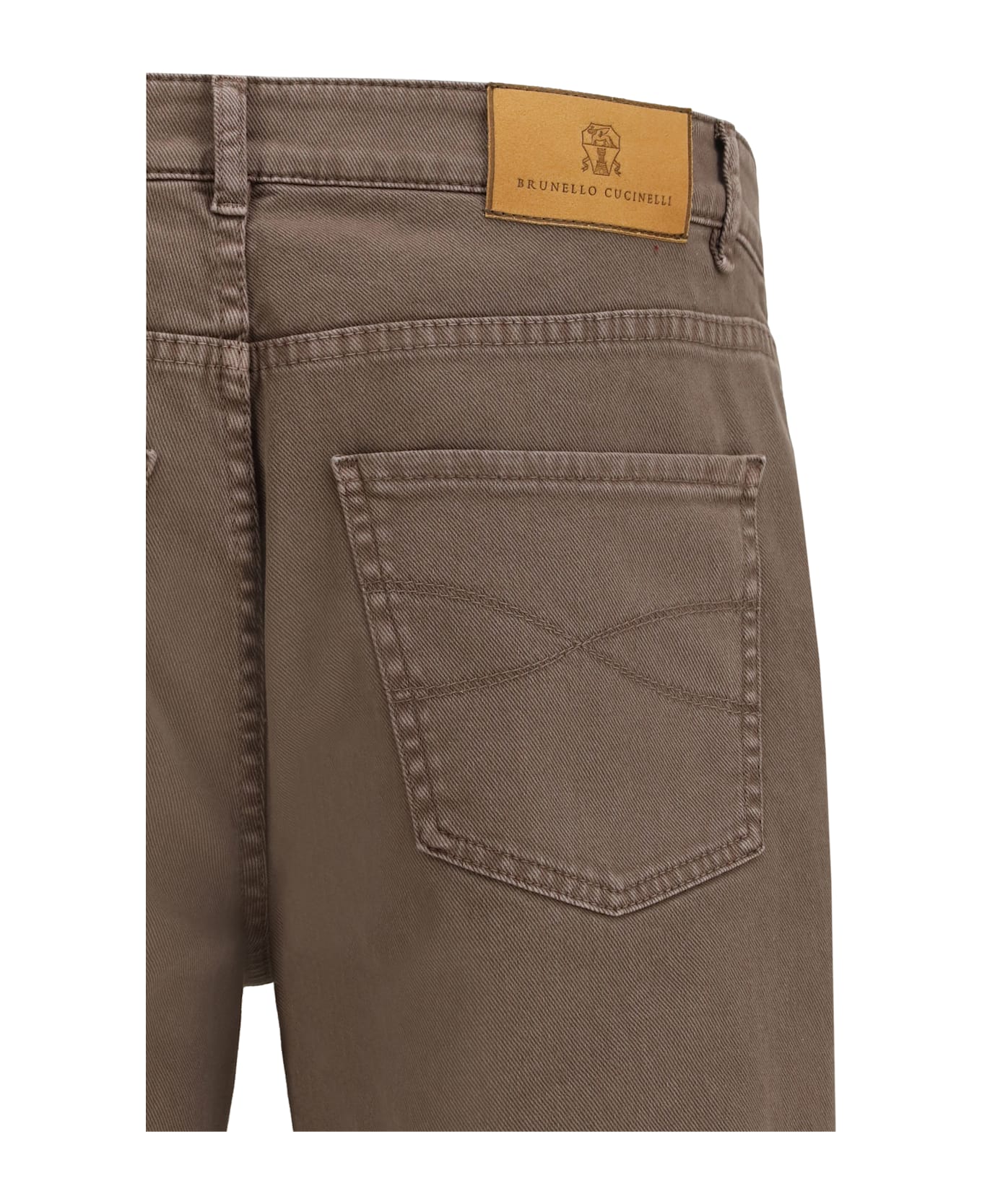 Brunello Cucinelli Jeans With Turn-up Hem