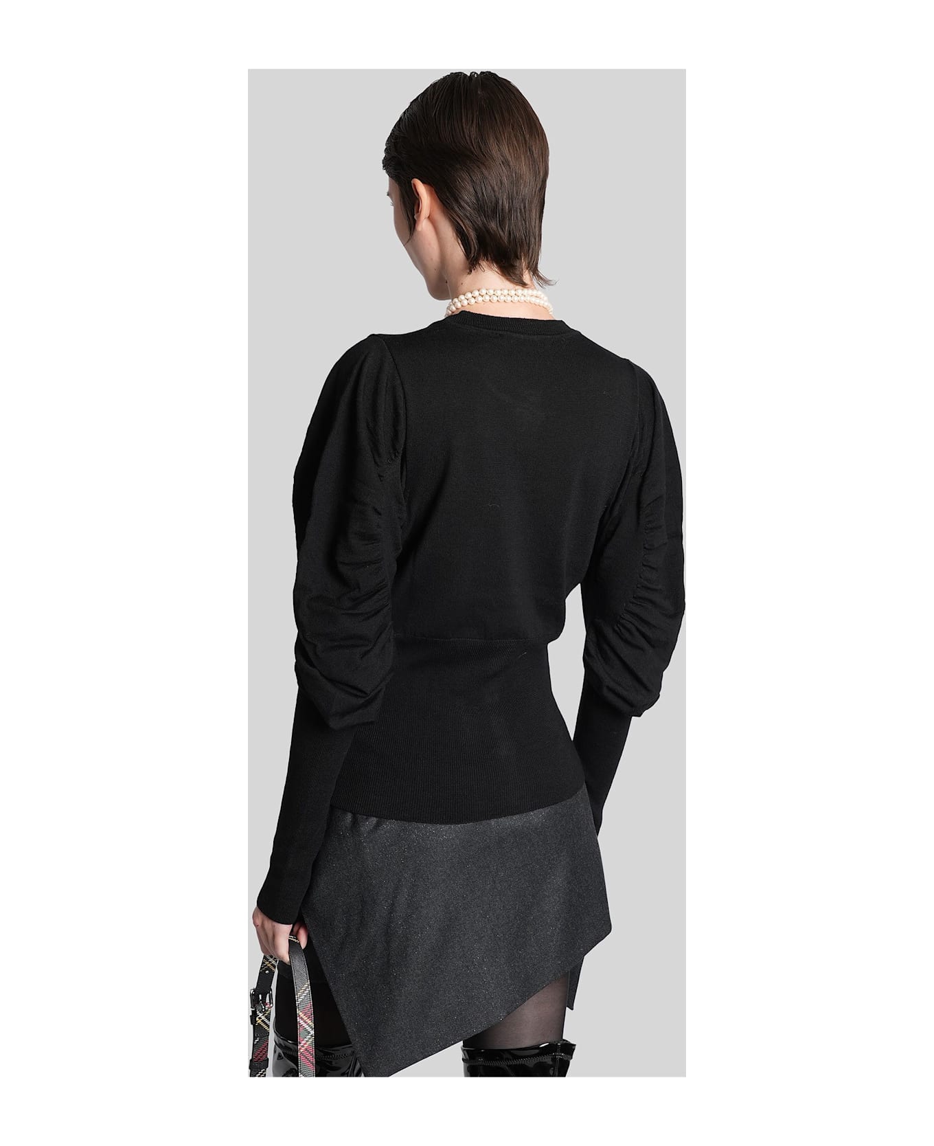 Vivienne Westwood Eli Cardigan In Black Wool - black カーディガン