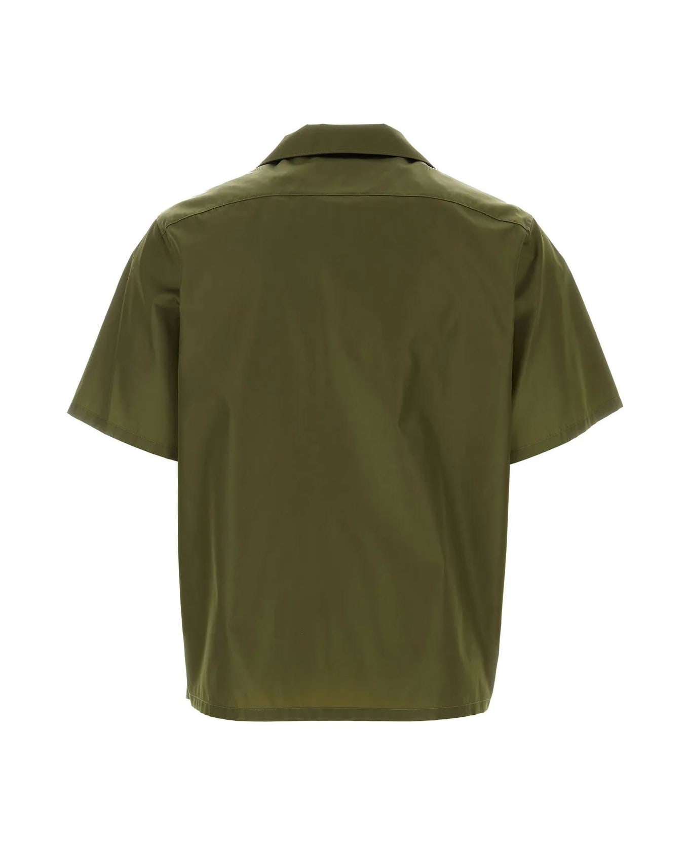 Prada Olive Green Re-nylon Shirt - Loden