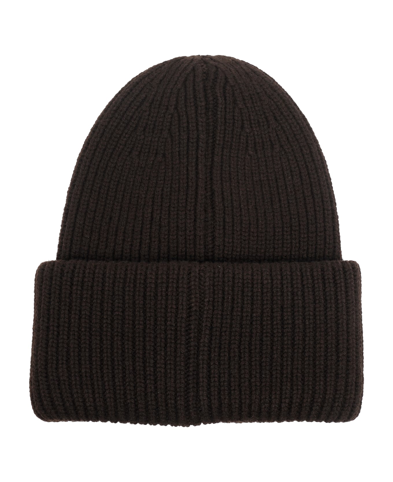 Moncler Logo Beanie - Black