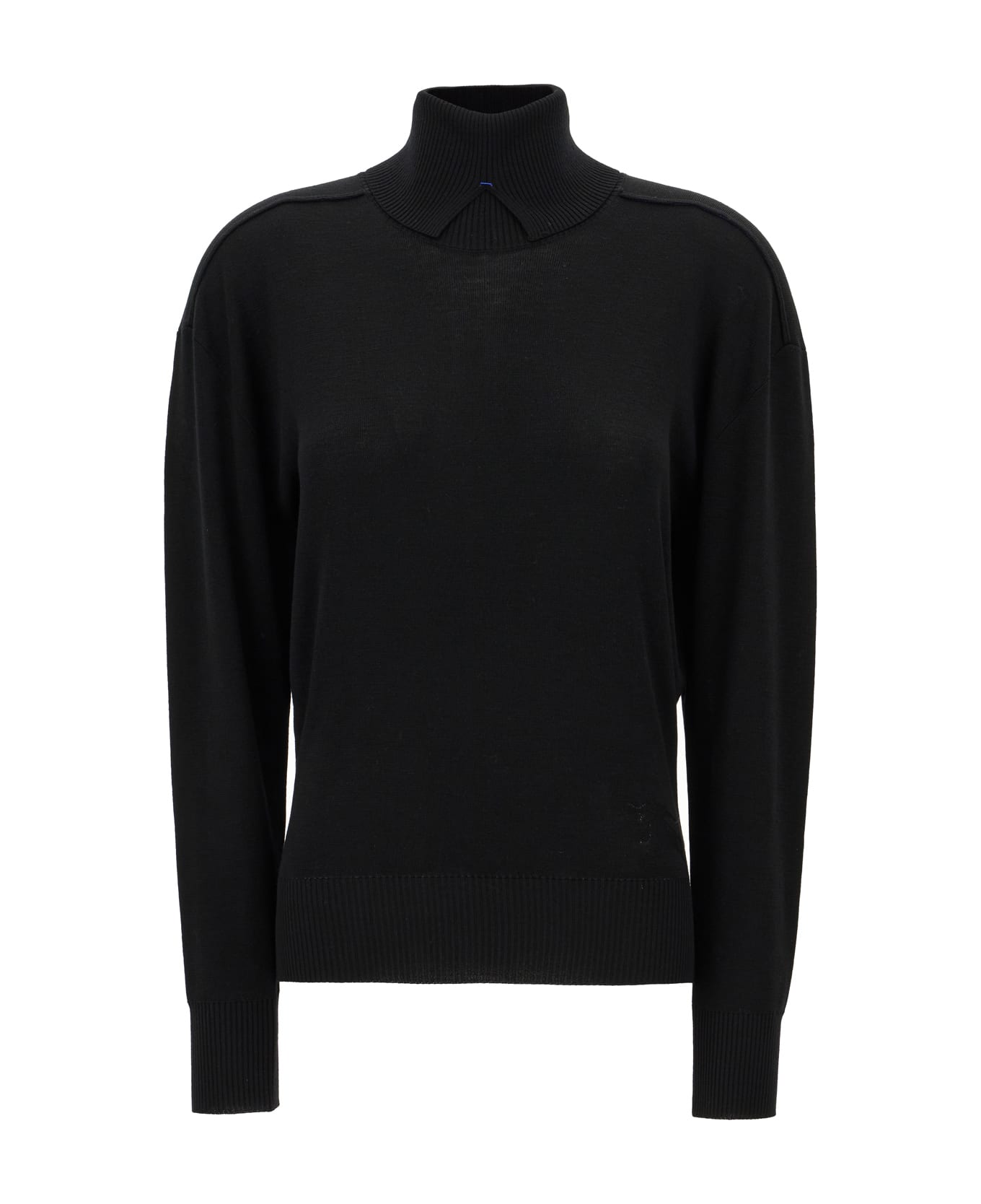 Burberry Black Wool Sweater - BLACK