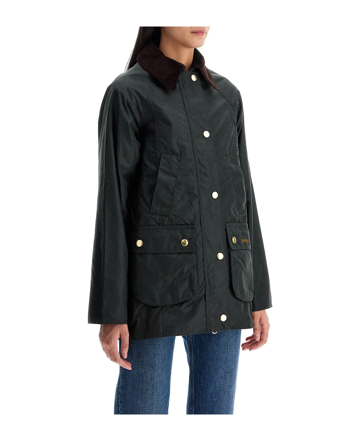 Barbour Modern Beadnell Waxed Barbour - GREEN