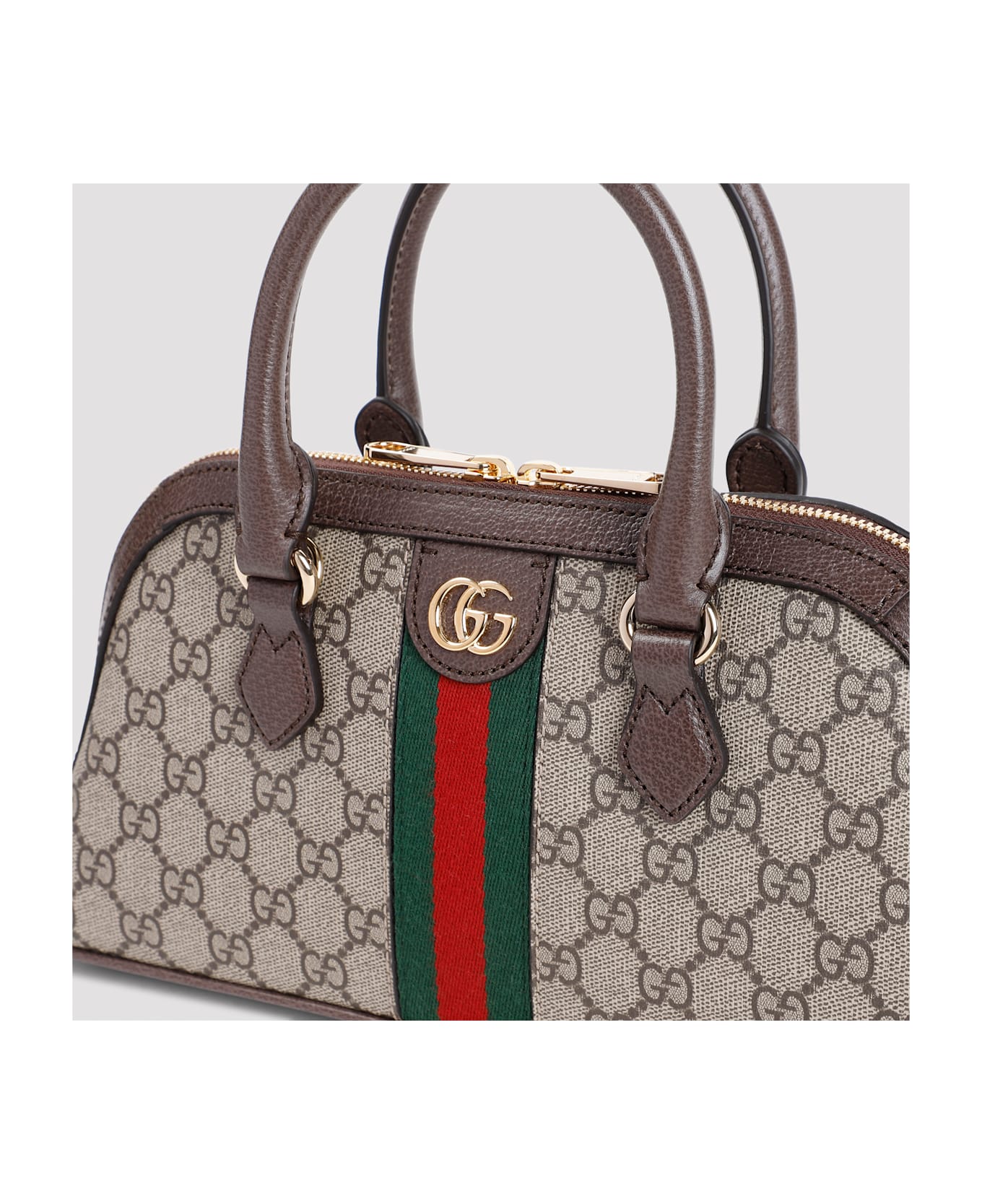 Gucci Top Handle Ophidia Handbag - B.eb N.acero