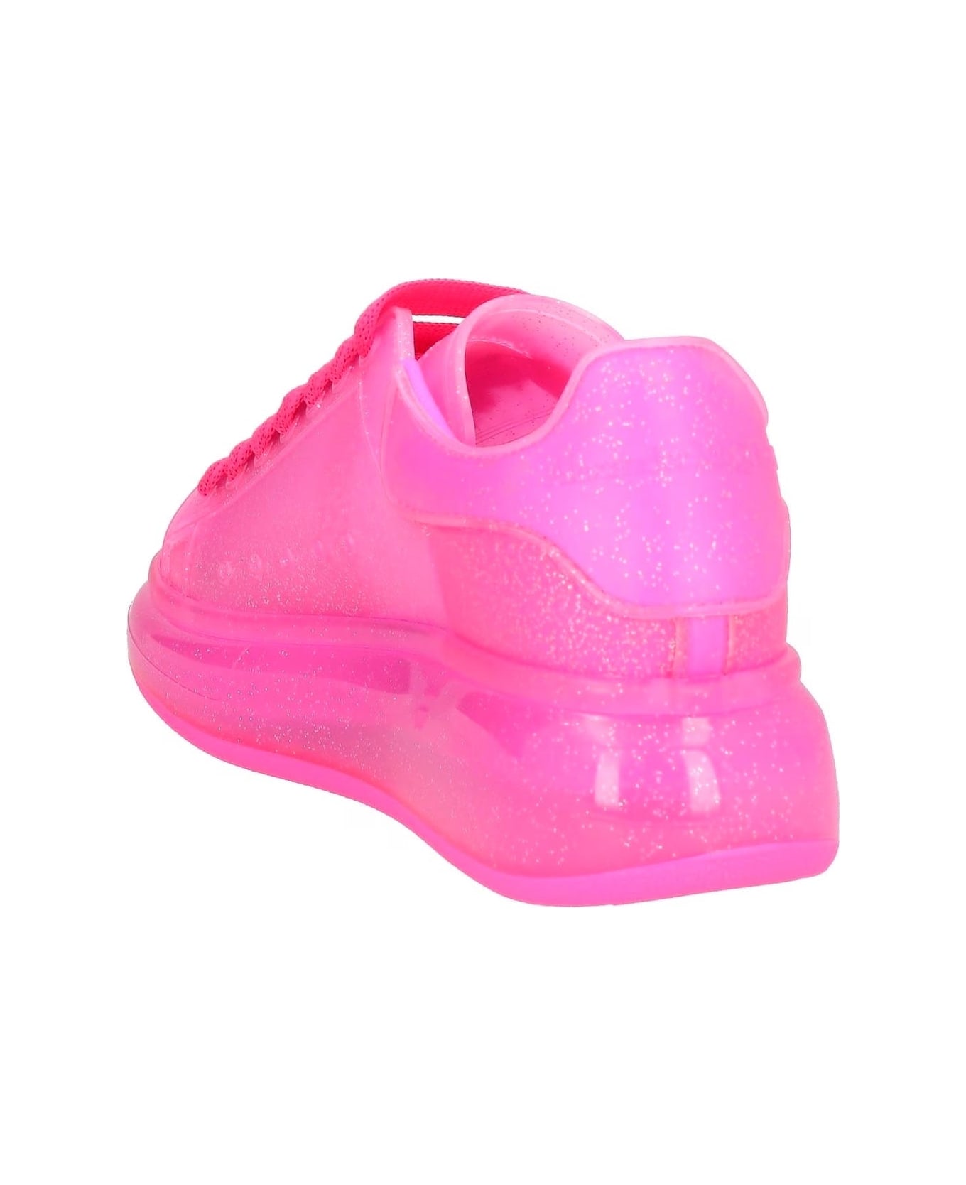 Alexander McQueen Oversized Glitter Sneakers - Pink スニーカー