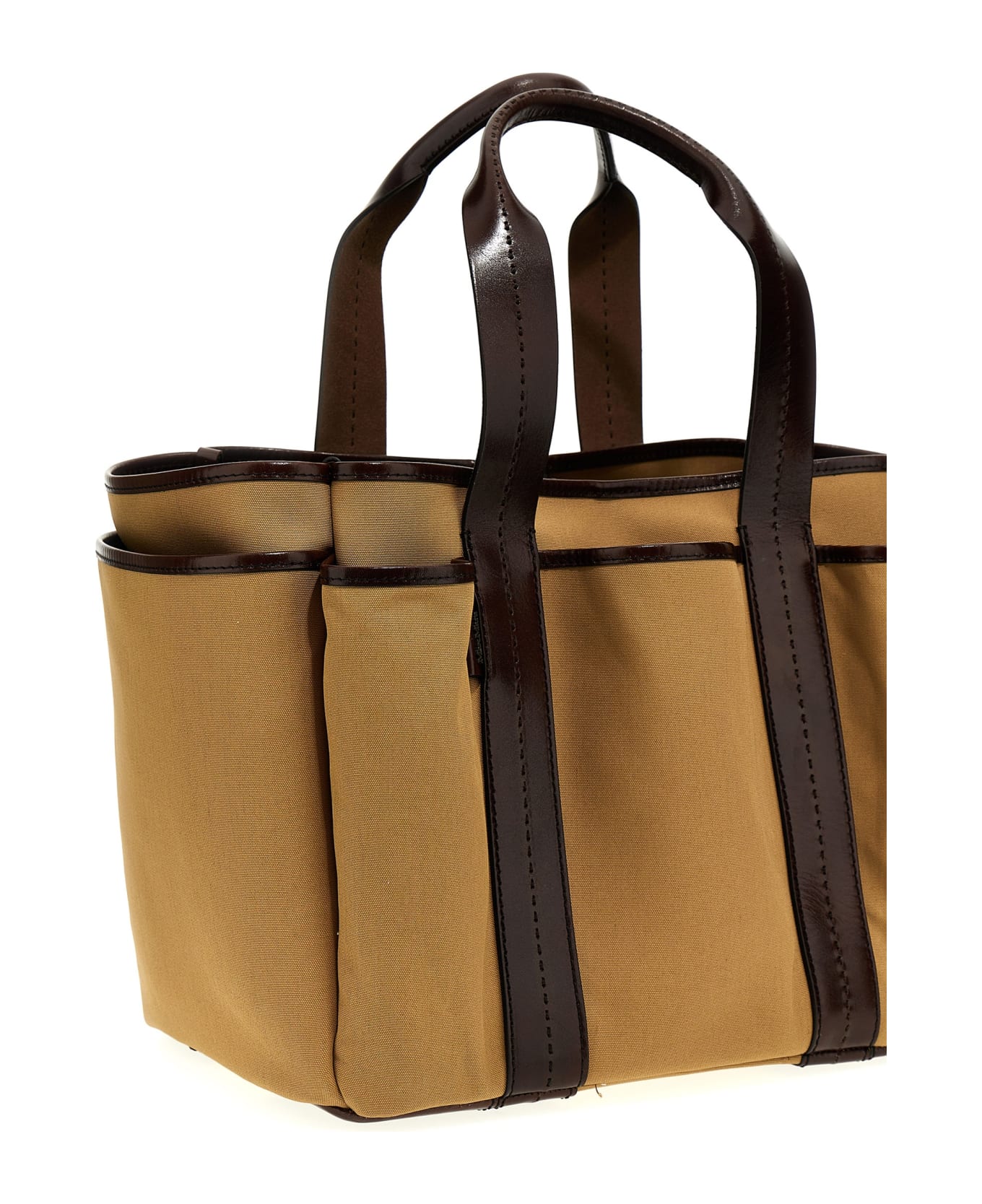 Max Mara 'garden' Shopping Bag - Brown