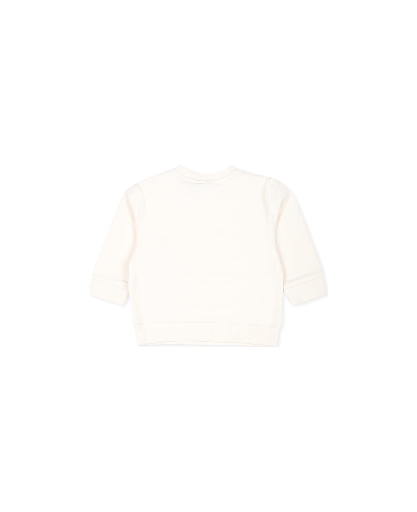 Timberland Ivory Sweatshirt For Baby Boy With Dinosaur Print - Ivory