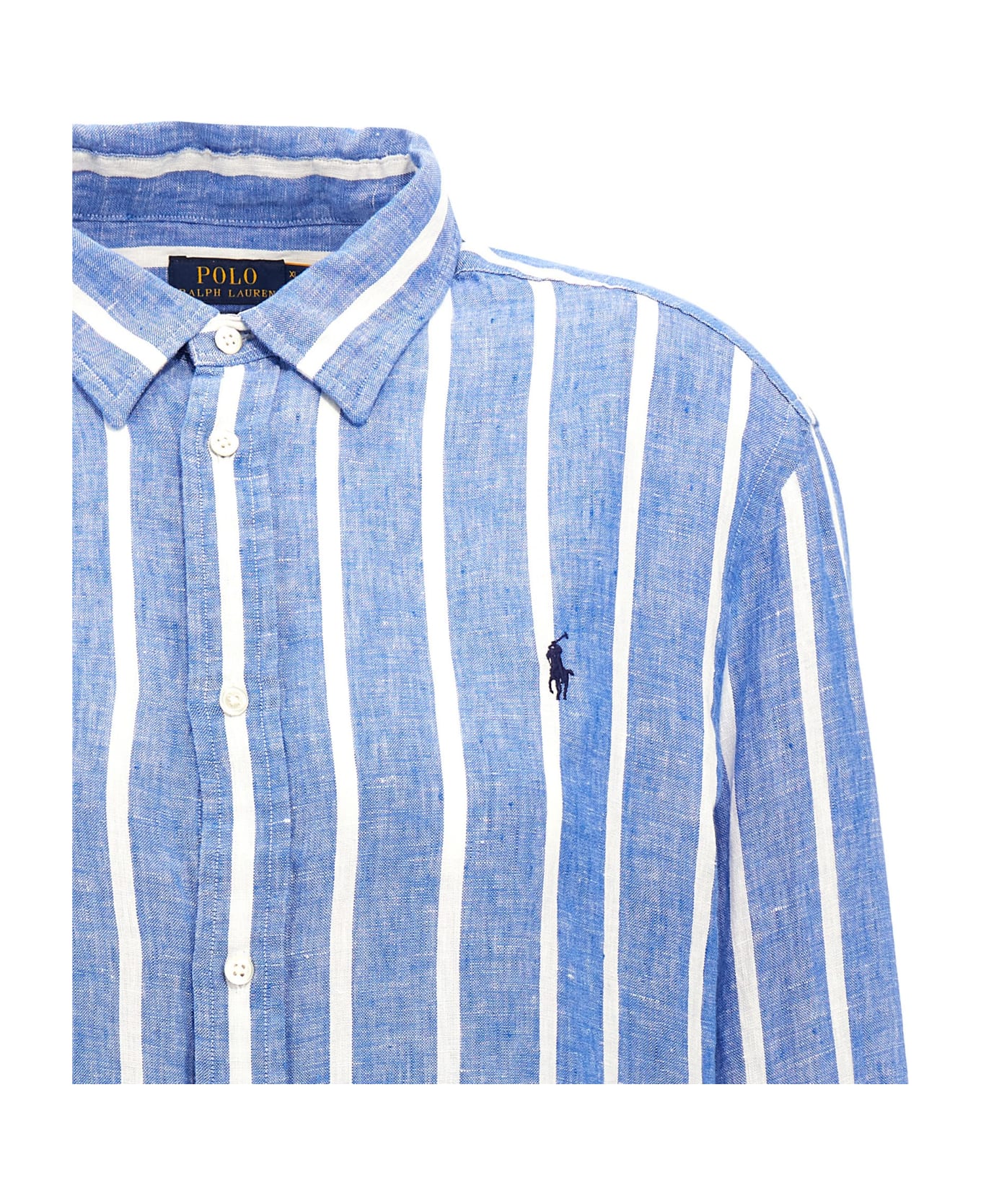 Ralph Lauren Logo Shirt - Blue White