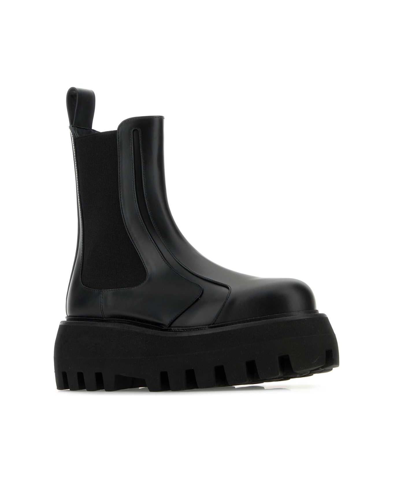 Alexander McQueen Chelsea Sofa Ankle Boots - Black