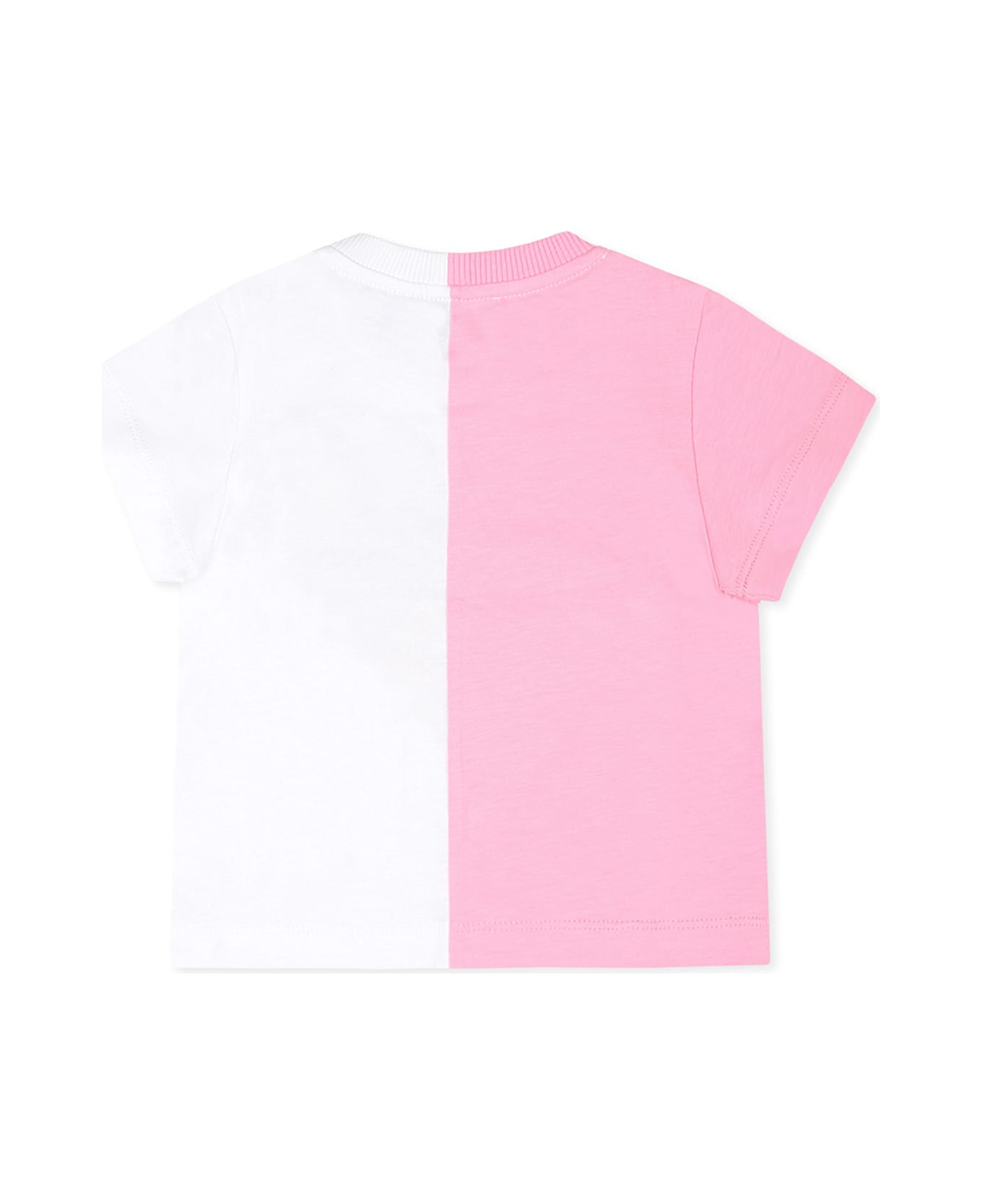 Moschino Pink T-shirt For Baby Girl With Teddy Bear - Pink