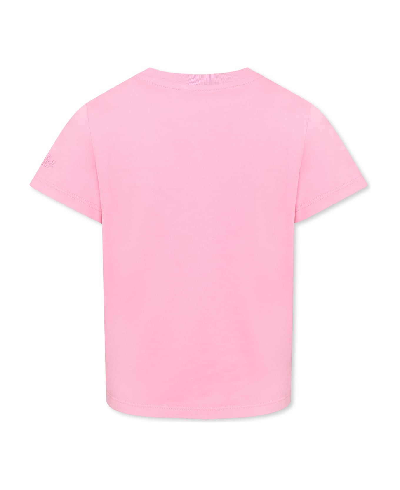 MC2 Saint Barth Pink T-shirt For Girl With Snoopy - Pink