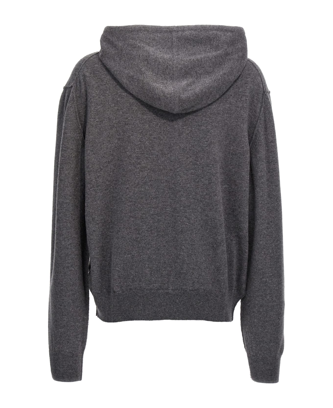 Maison Margiela Hooded Sweater - Gray