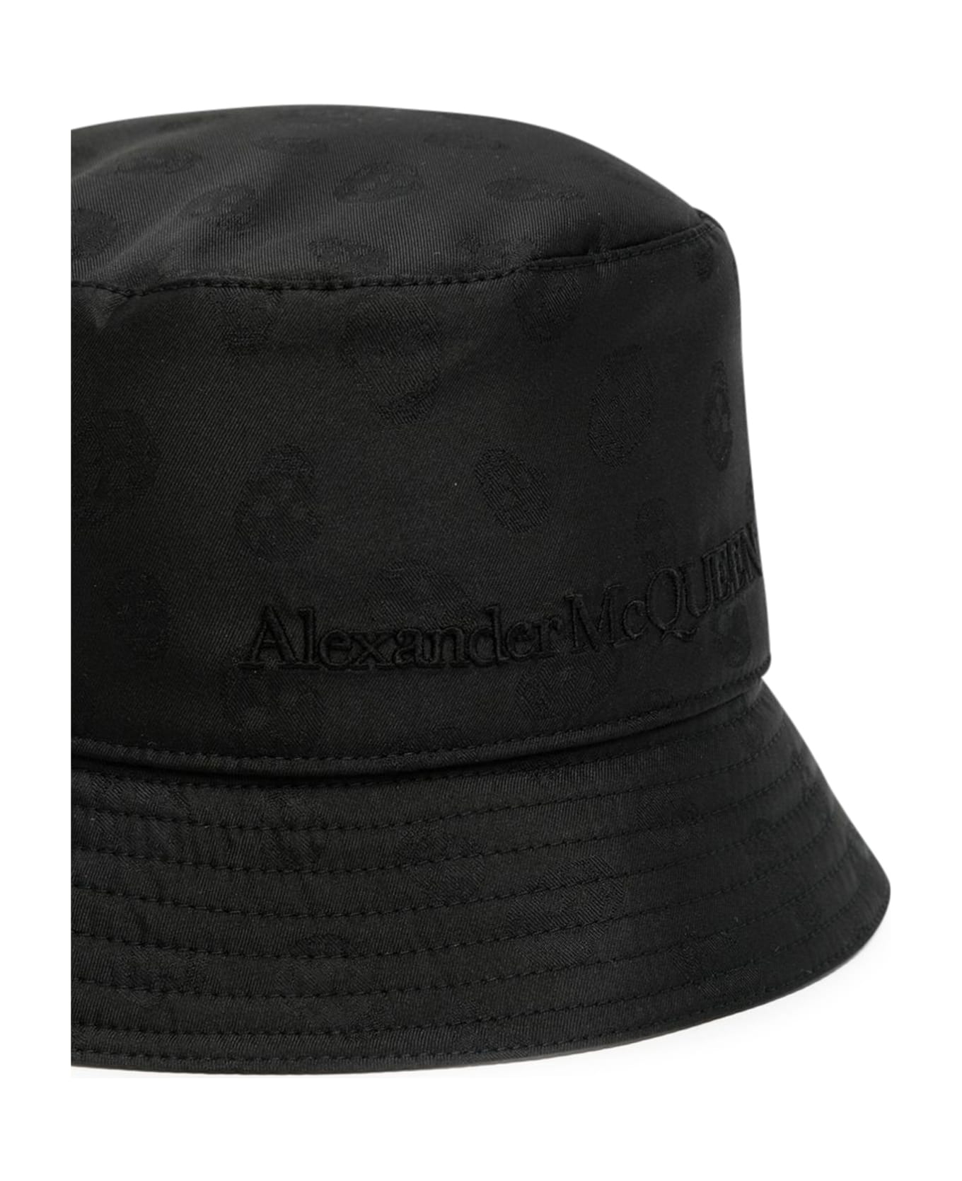 Alexander McQueen Hat Skull Jacquard - Black