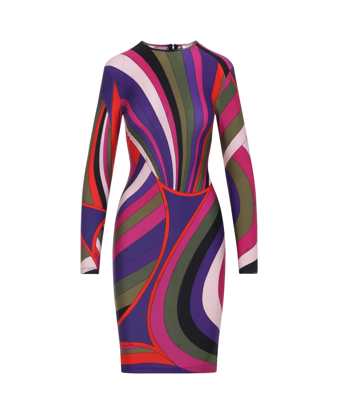 Pucci Polyamide Midi Dress - Multicolor