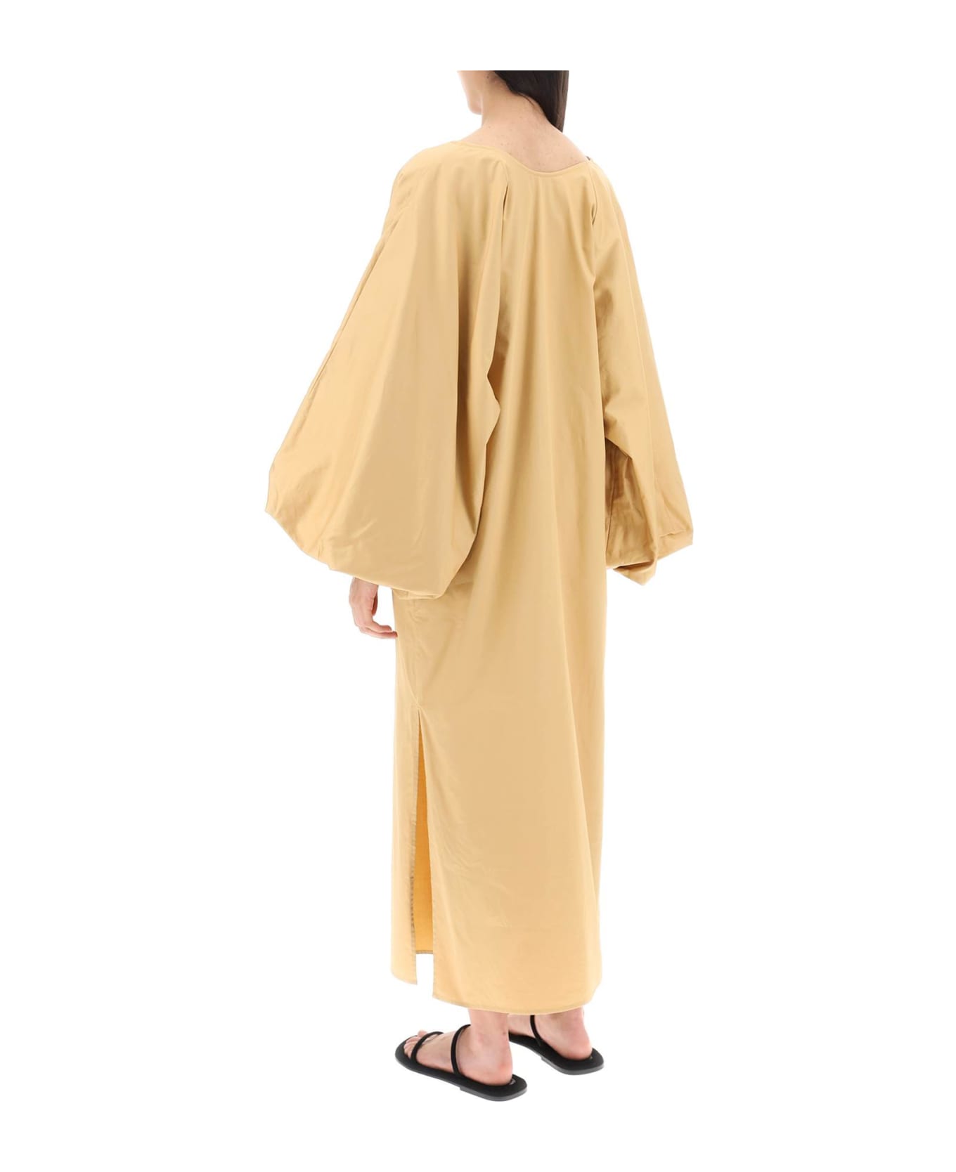 By Malene Birger Parida Maxi Dress In Organic Cotton - LIGHT CAMEL (Beige)