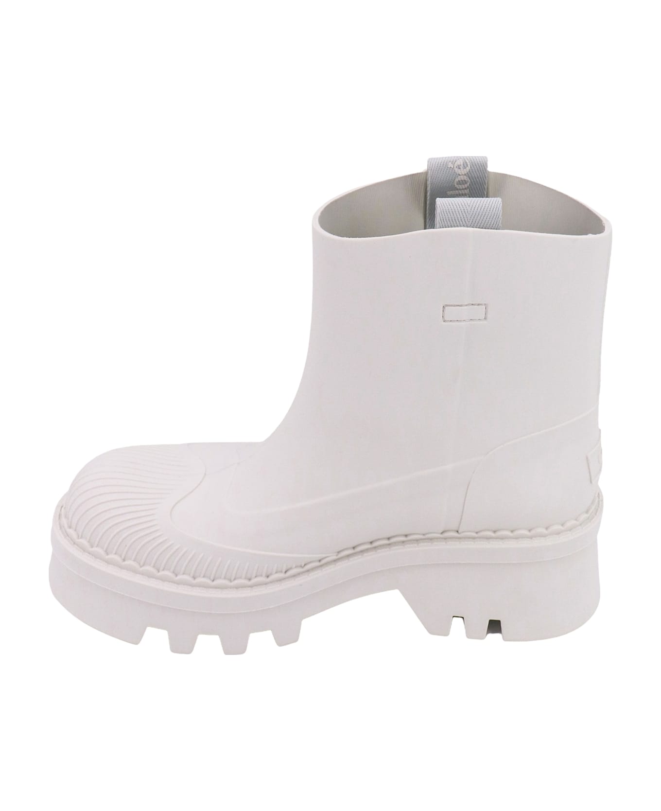 Chloé Rubber Rainboots - White ブーツ