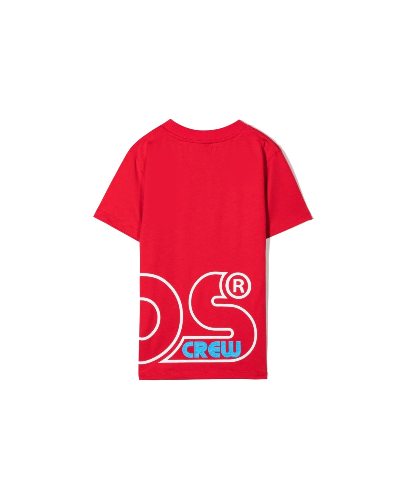 GCDS Jersey T-shirt Boy - RED