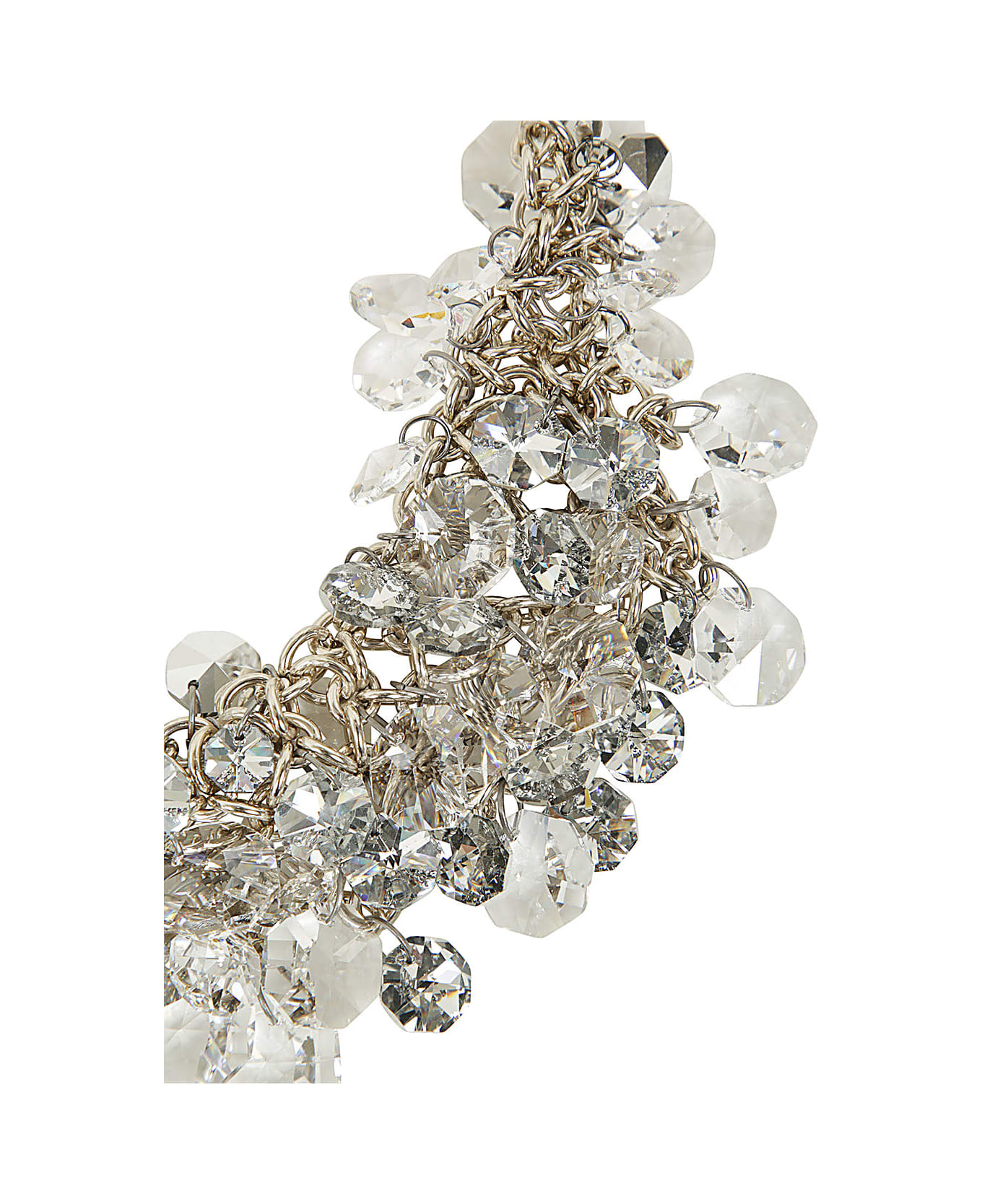 Maria Calderara Crystals And Diamonds Necklace - Tl Trasparent ネックレス