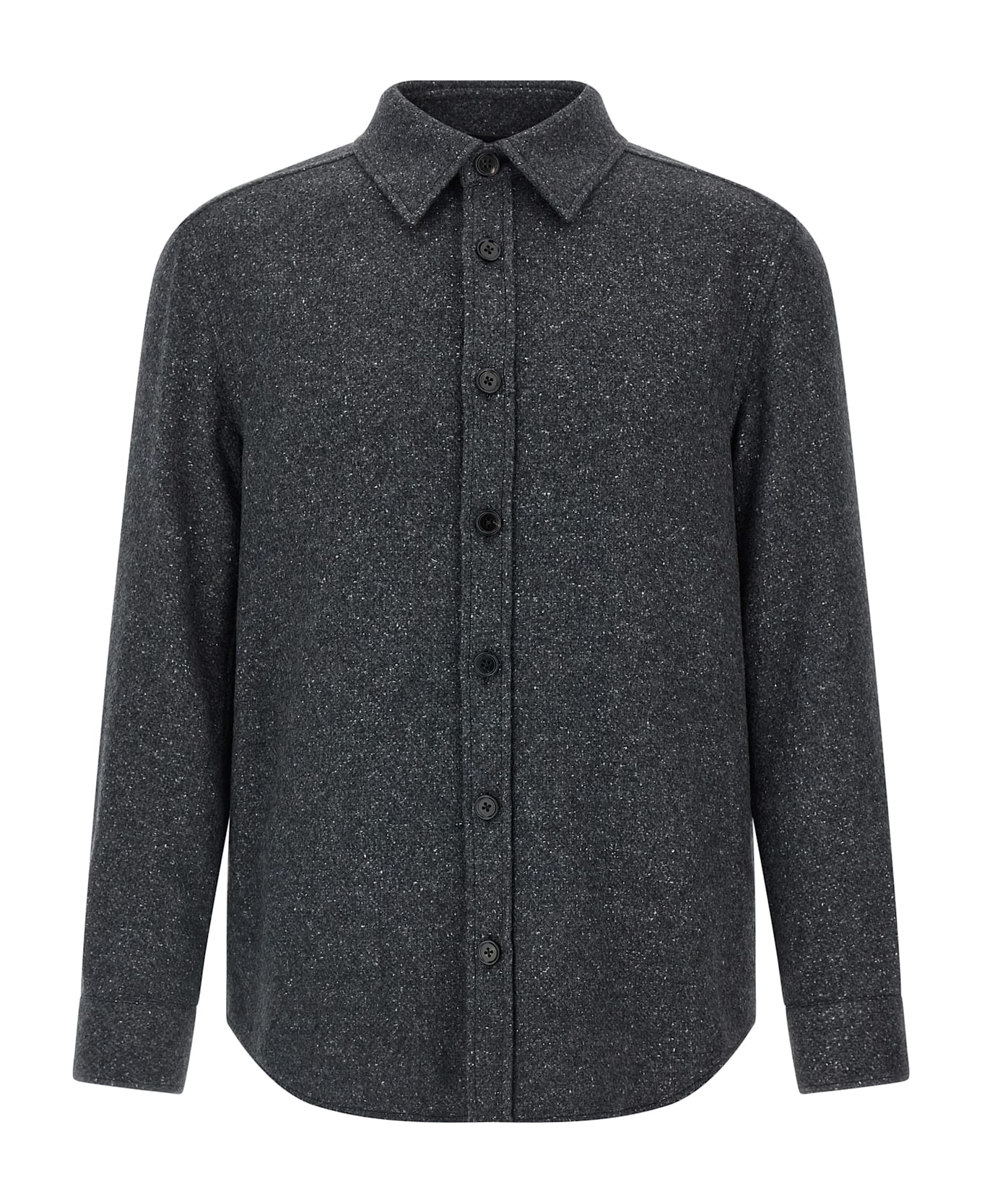 Zegna Mélange Overshirt - Gray