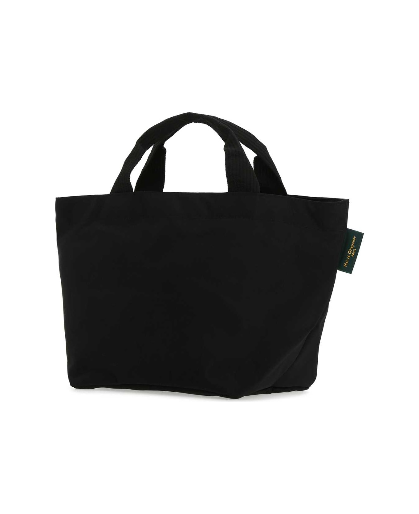 Hervè Chapelier Black Canvas Handbag - 0909 トートバッグ