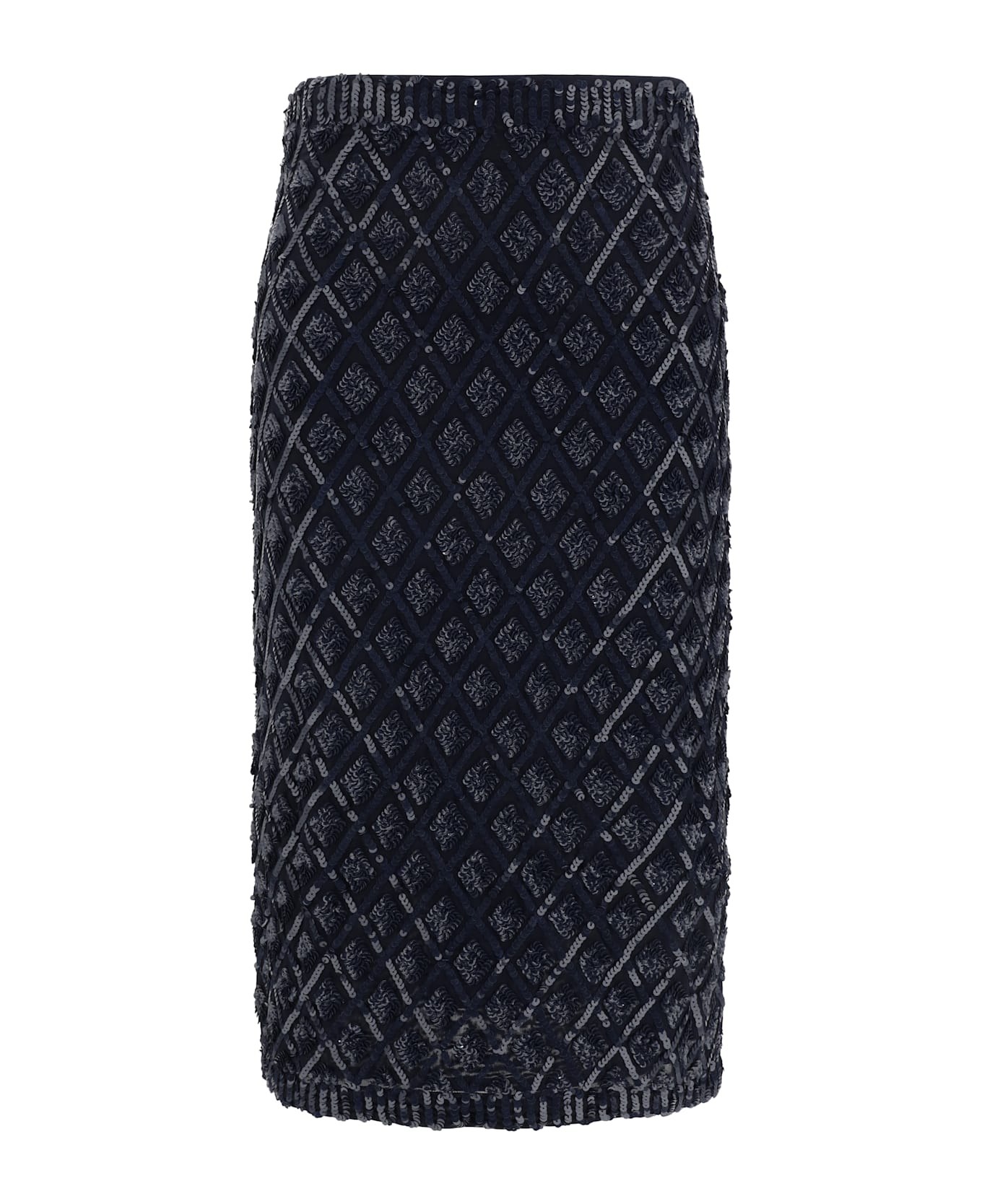 Parosh Sequined Midi Skirt