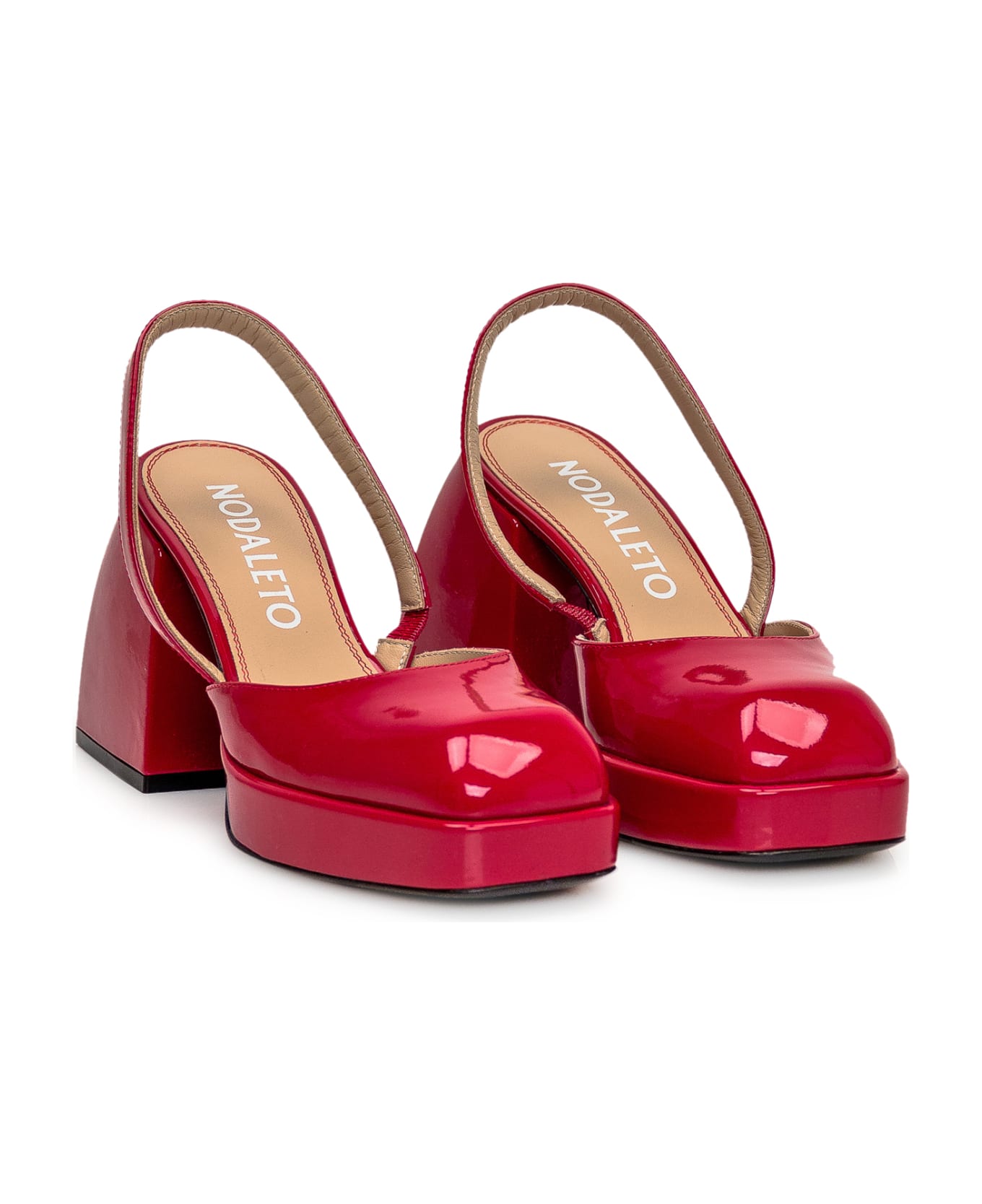 Nodaleto Bulla Jones Heel Shoes - RED CORVETTE