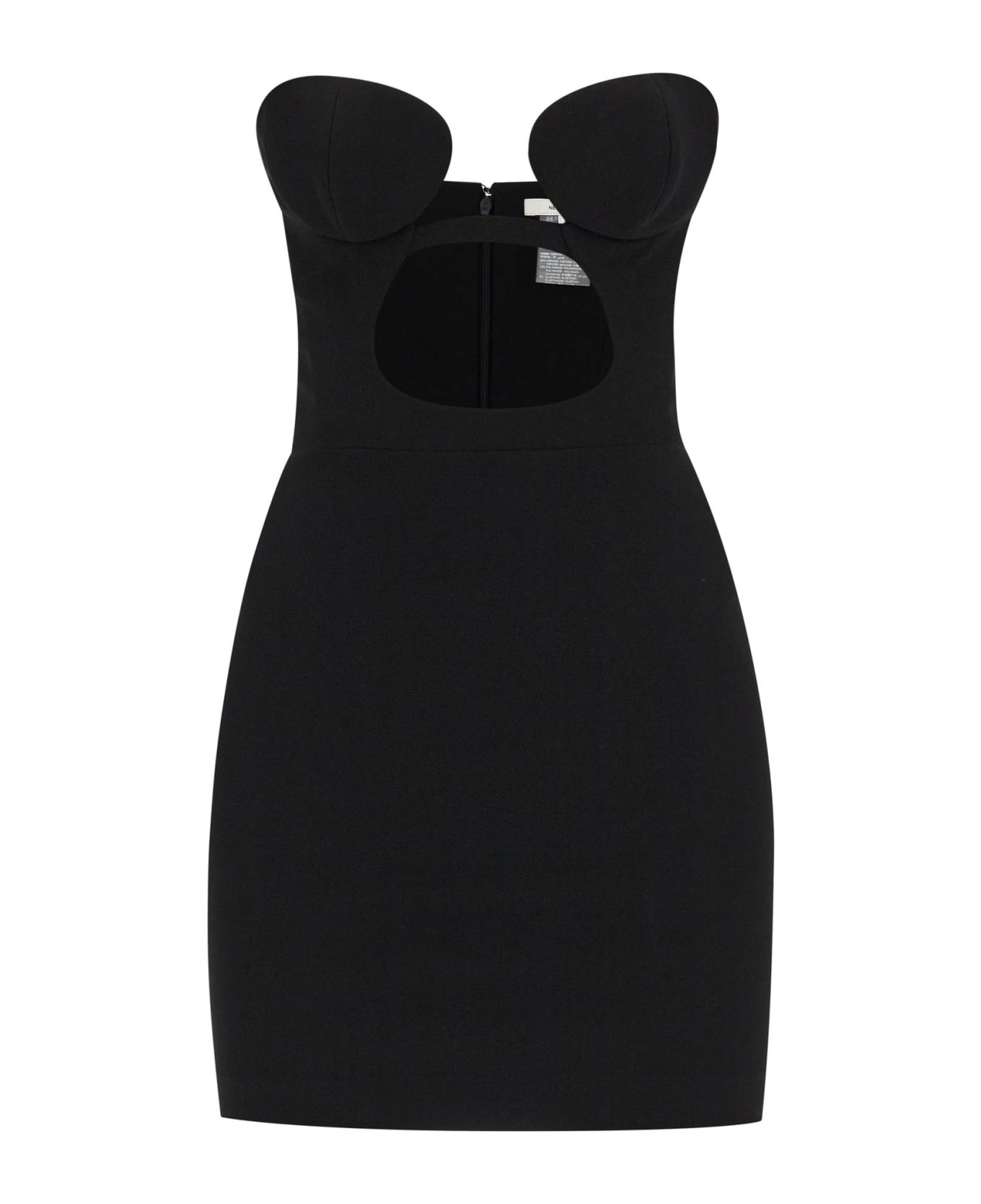 Nensi Dojaka Mini Bustier Dress With Cut-out - BLACK (Black)