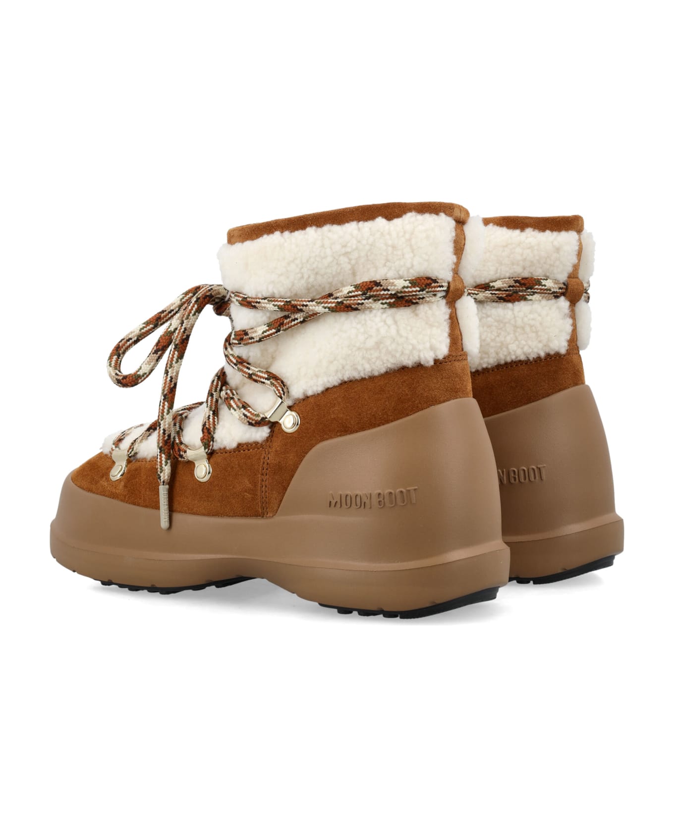 Moon Boot Luna Shearling Boot - WHSKY WHITE