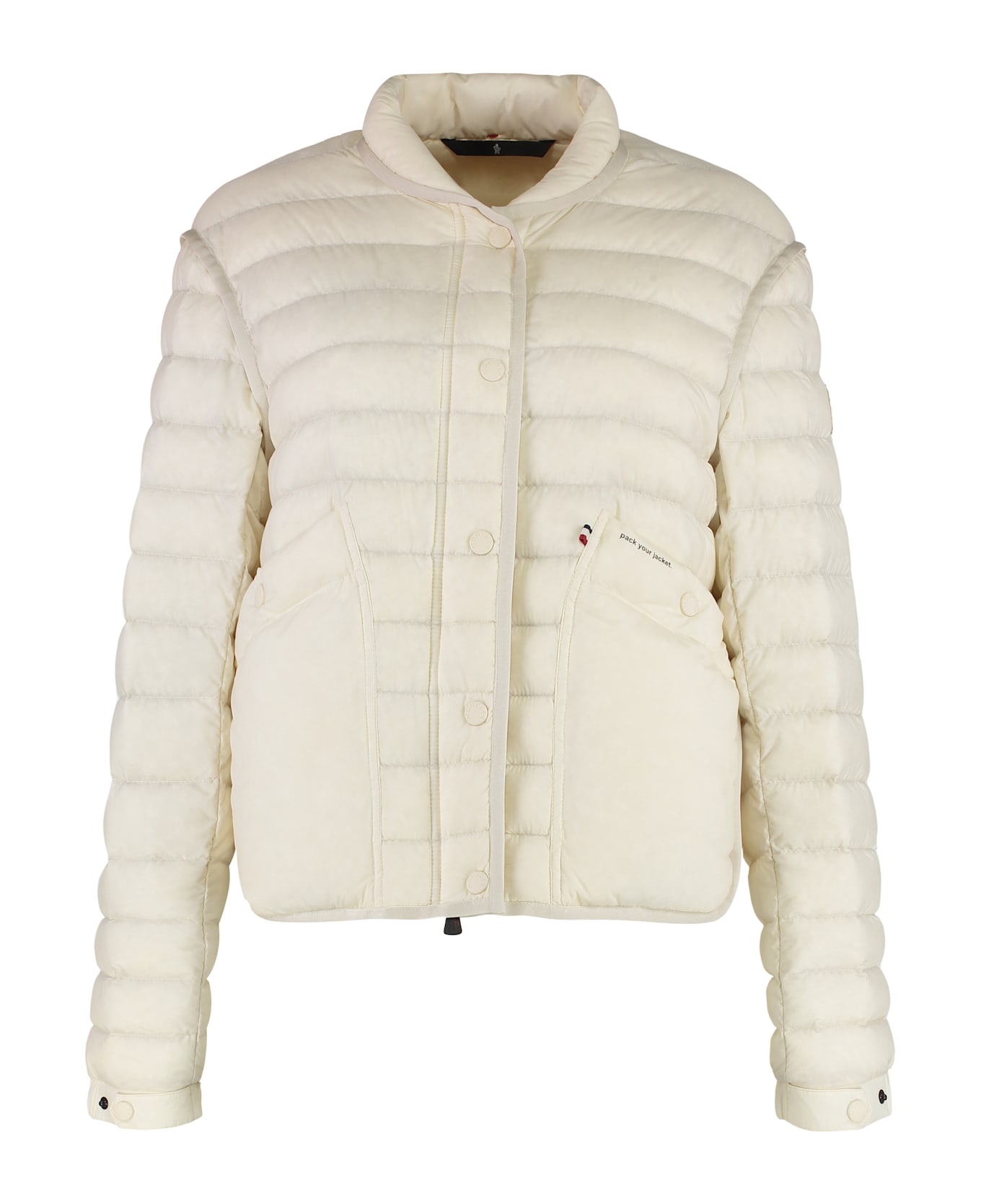 Moncler Grenoble Madulain Short Down Jacket - panna