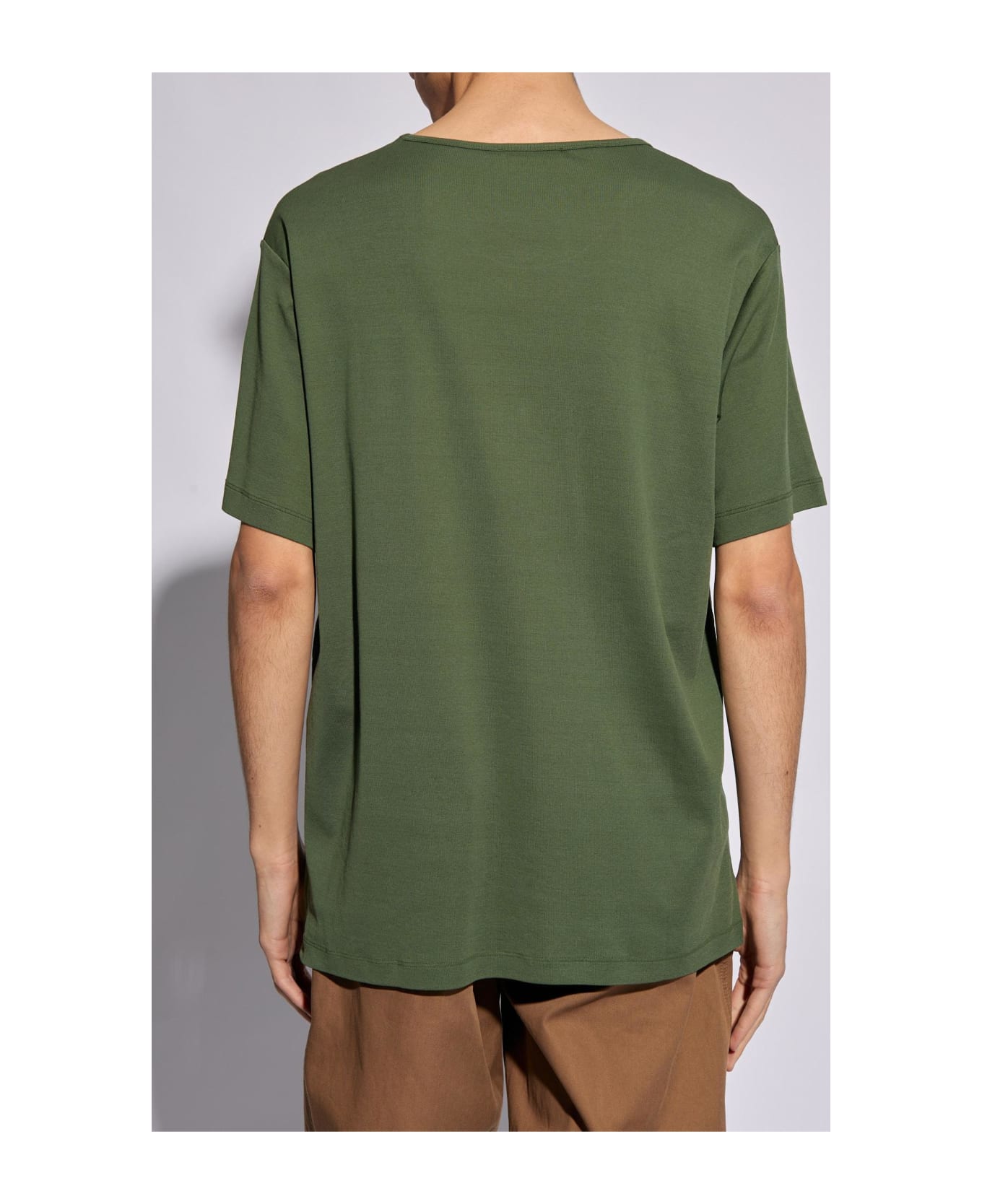 Lemaire Cotton T-shirt - GREEN