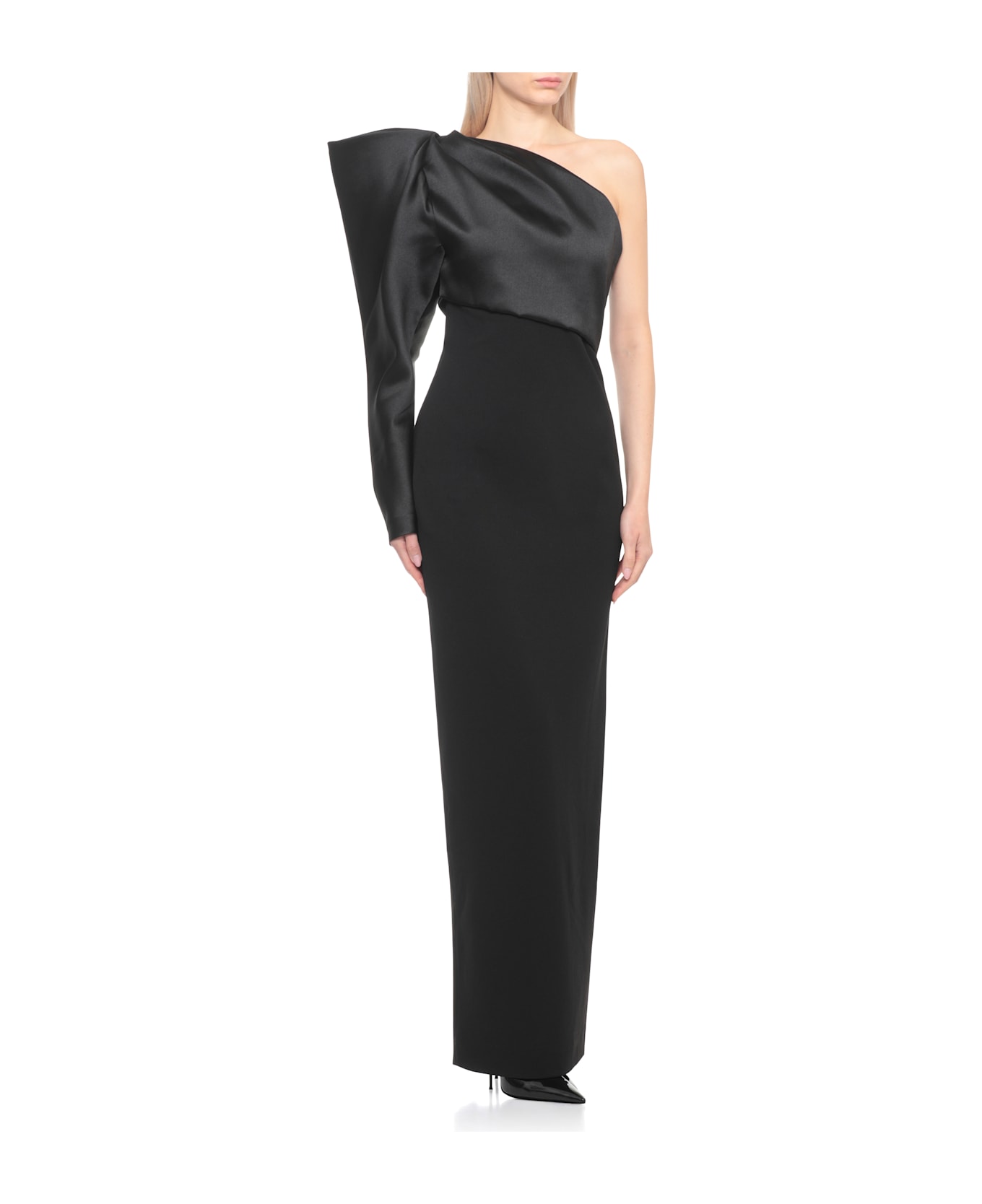 Solace London Tally Maxi Dress - Nero
