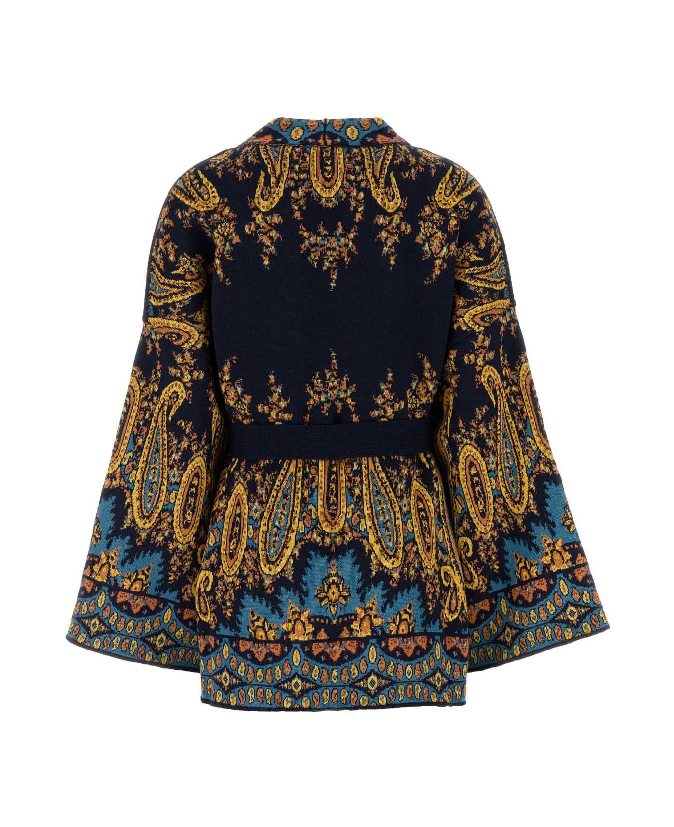Etro Embroidered Cotton Blend Cardigan - X0887