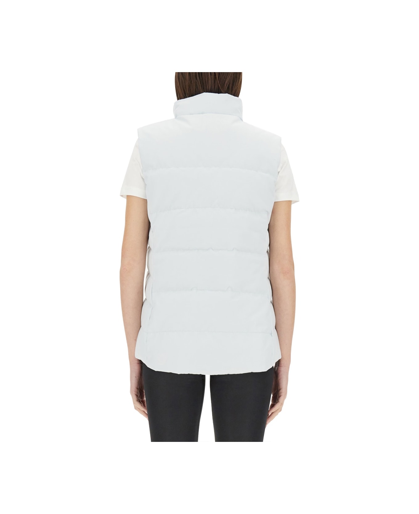 Canada Goose Padded Vest With Logo - AZURE