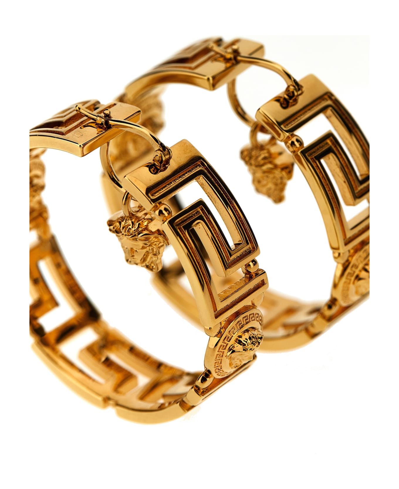 Versace 'greca' Earrings - GOLD