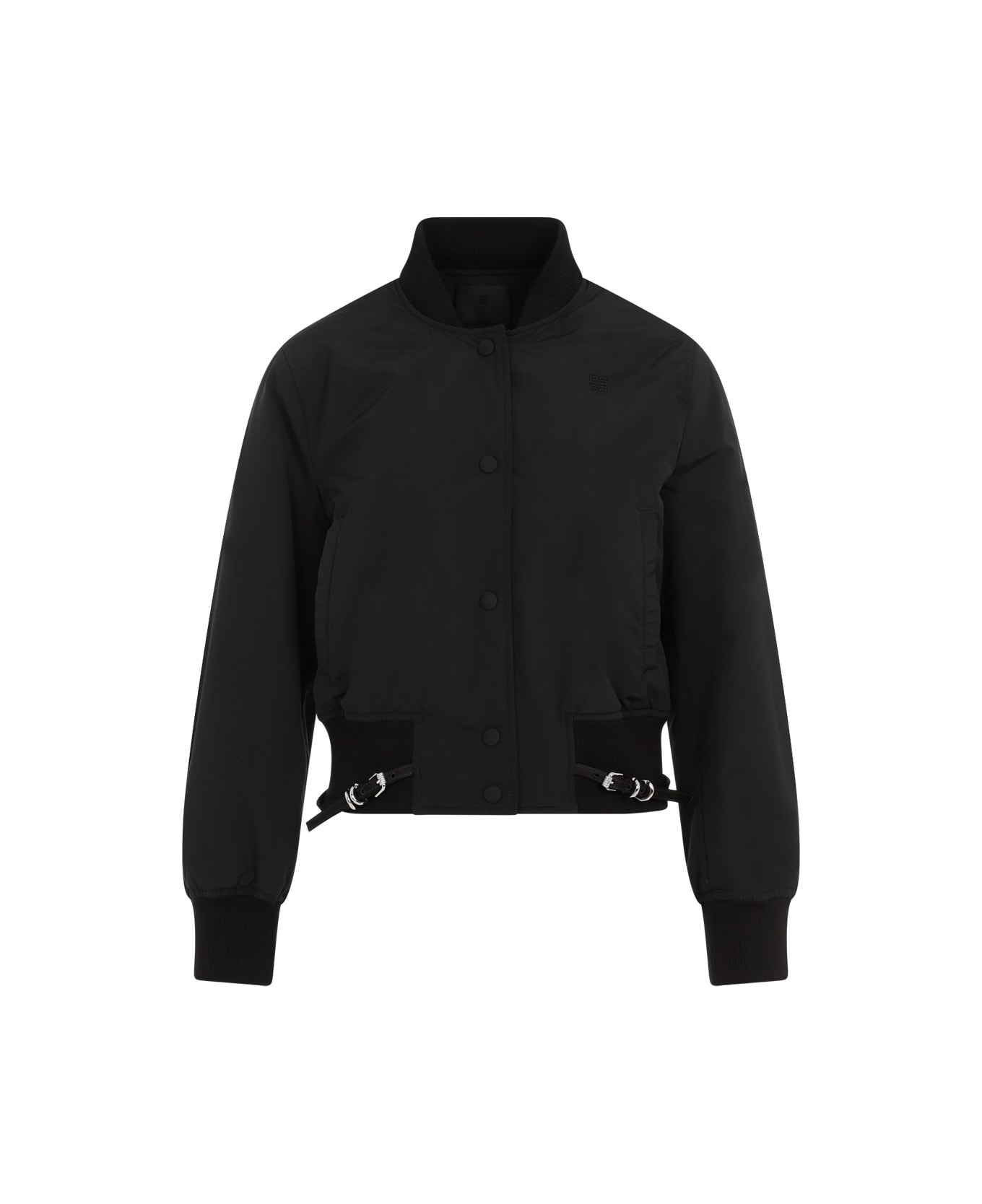 Givenchy Long Sleeve With Attached Belt Blouson - Black