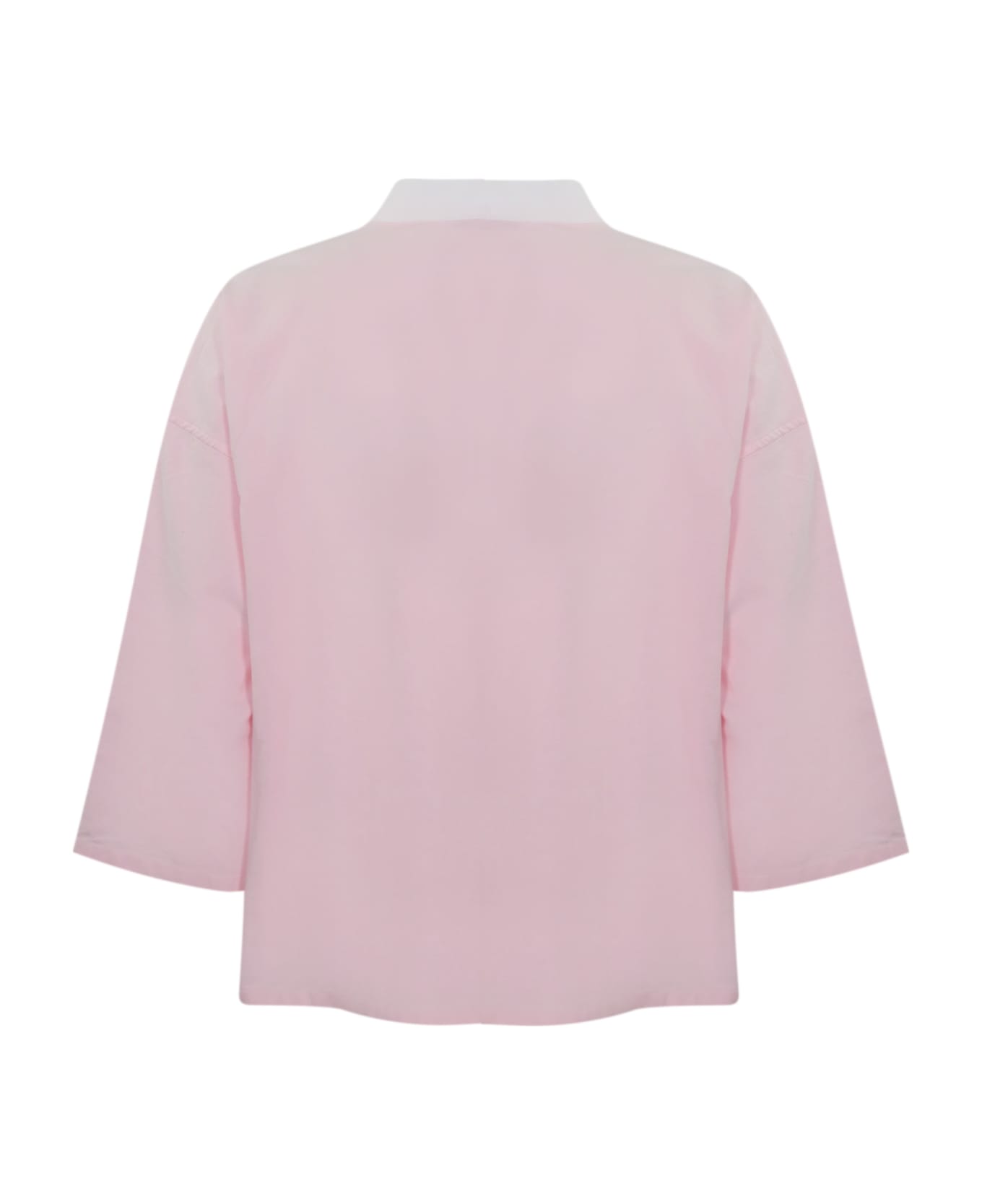 Roy Rogers Mandarin Collar Shirt - Washed pink