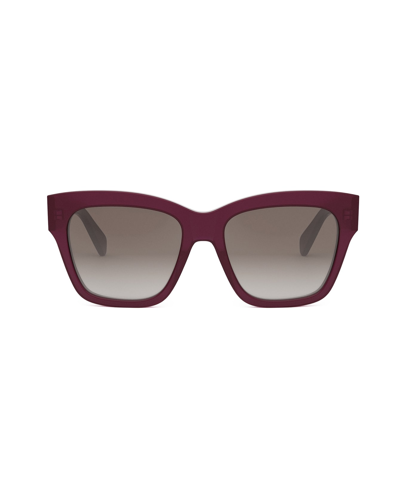 Celine Cl40253i Triomphe 69f Rosso Lucido Sunglasses - Rosso