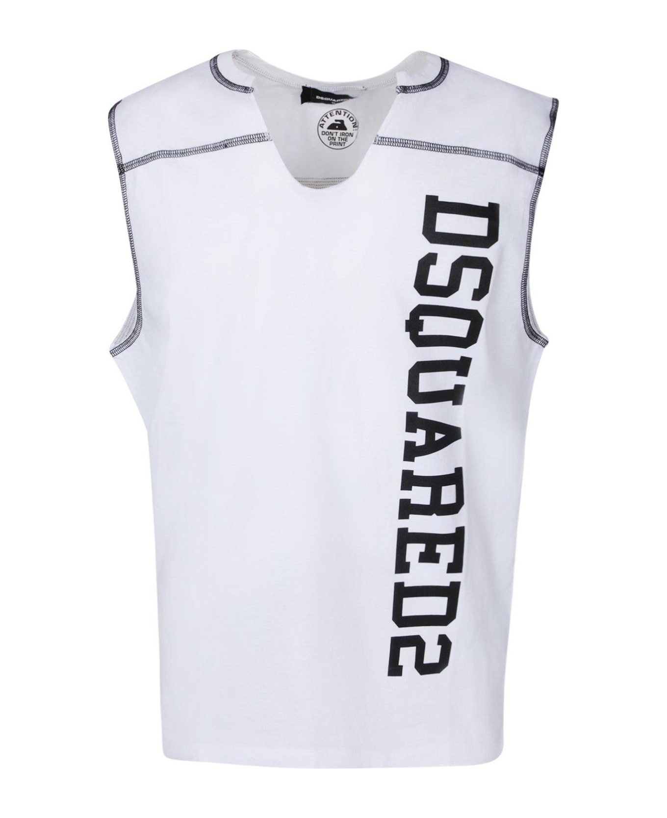 Dsquared2 Logo-printed Sleeveless Tank Top